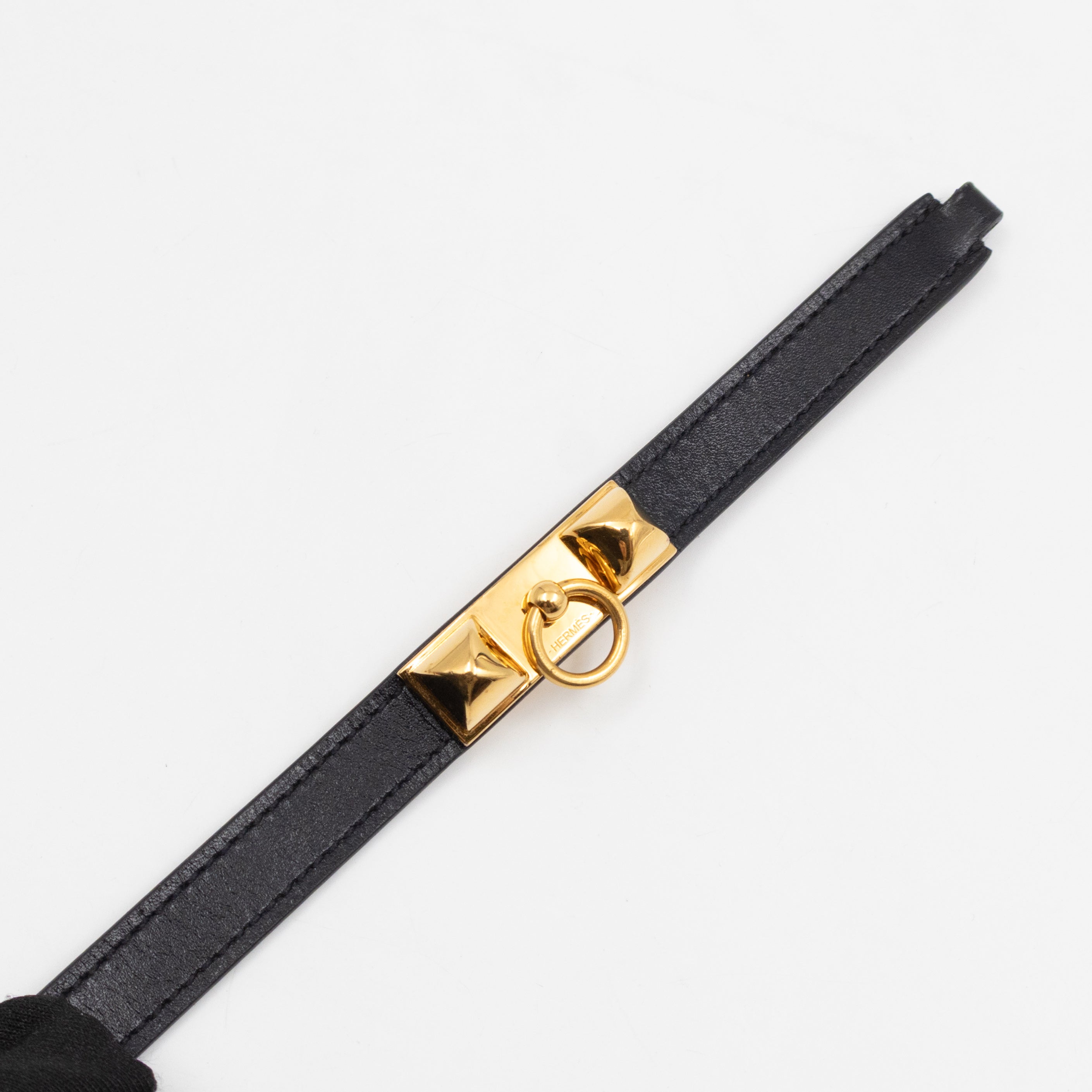 Rivale Double Tour Bracelet Black Leather
