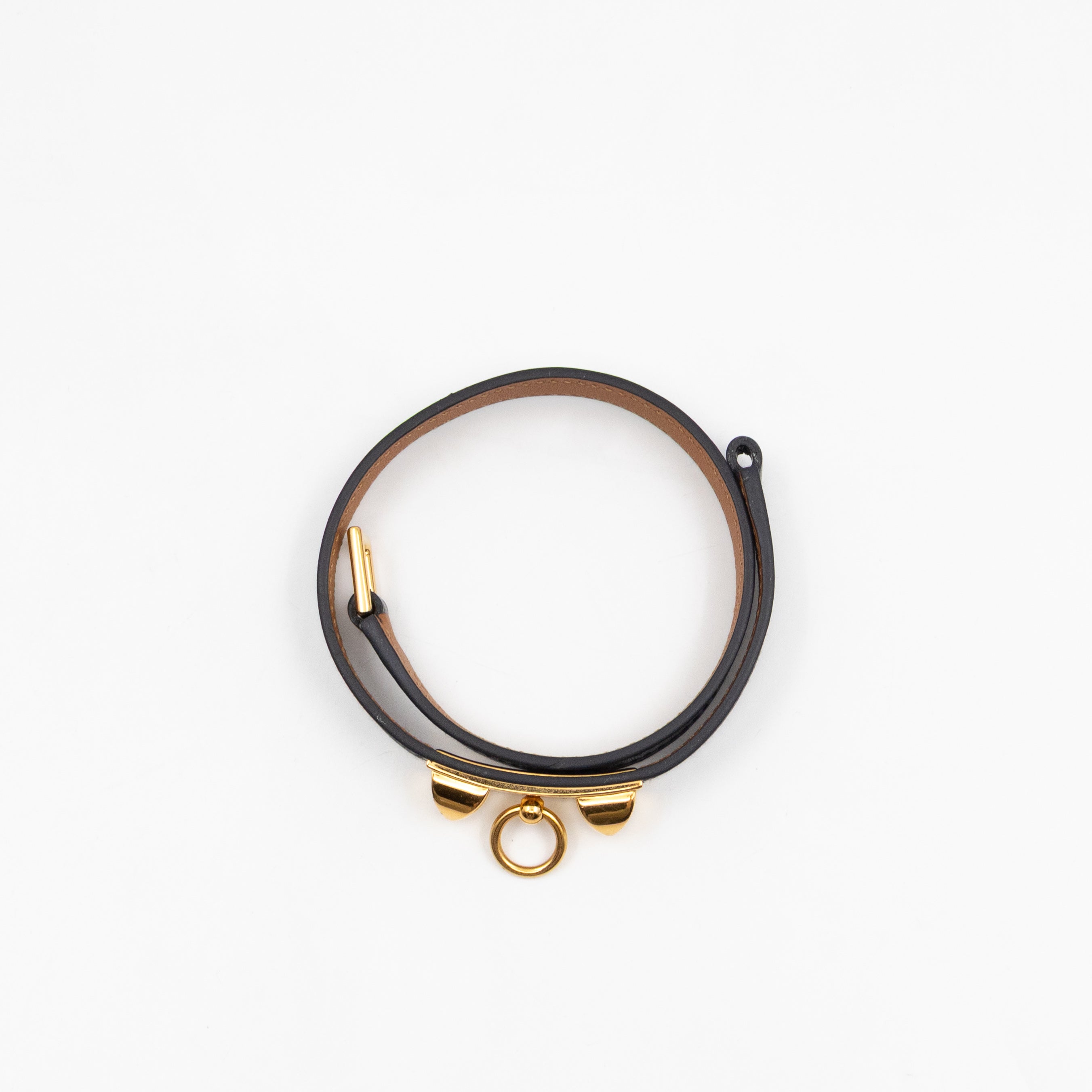 Rivale Double Tour Bracelet Black Leather