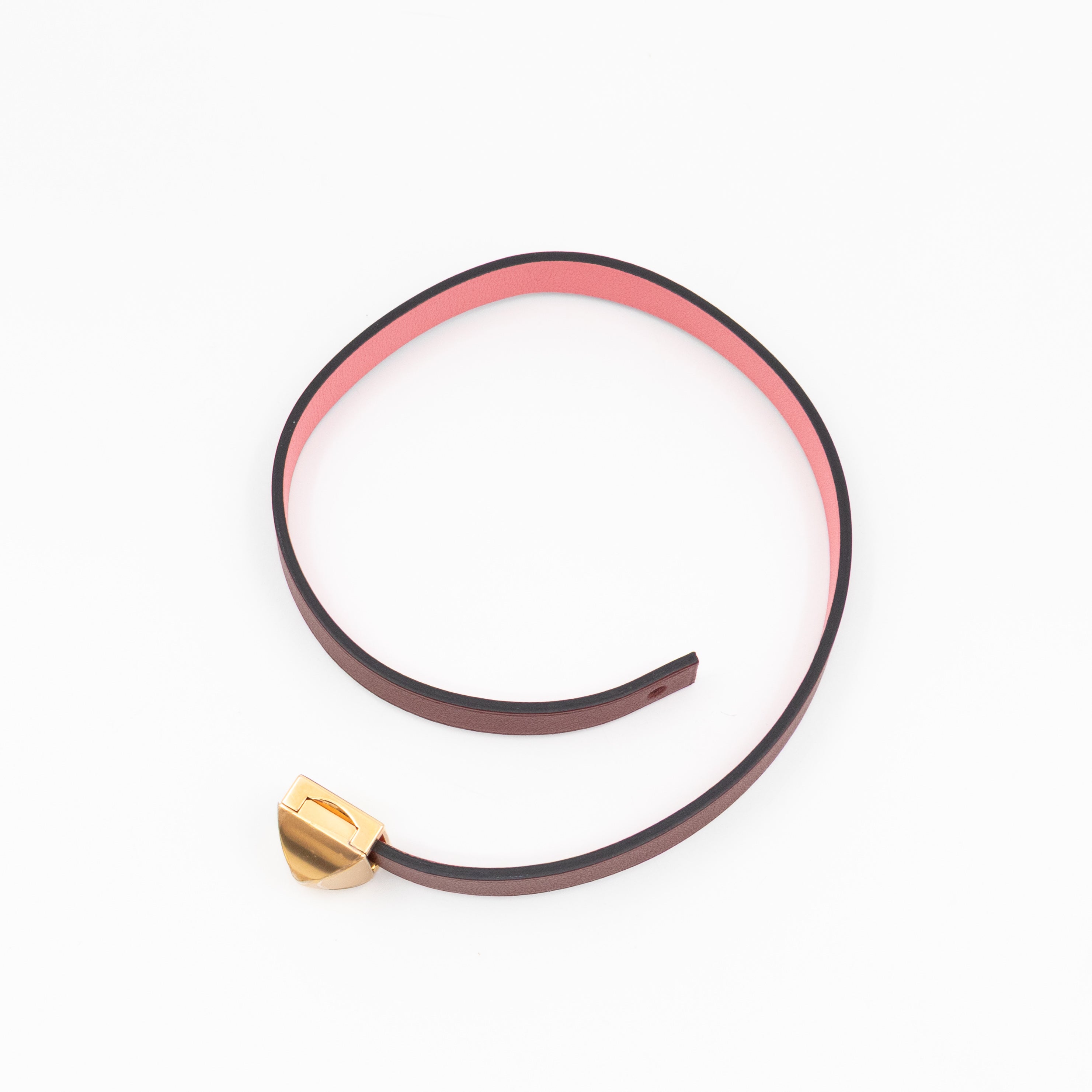 Medor Infini Double Tour Bracelet Bordeaux Leather
