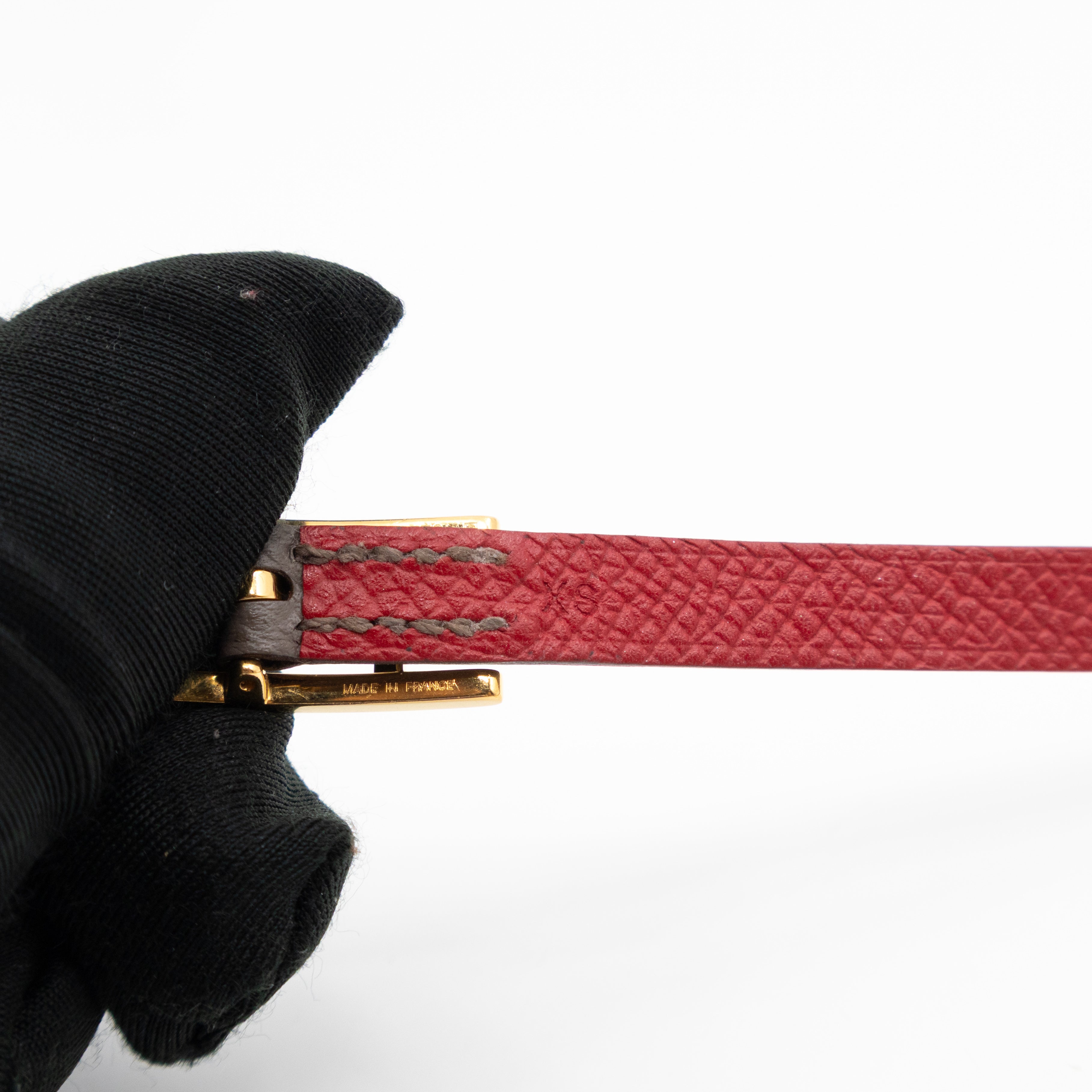 Hapi Double Tour Bracelet Etain Leather