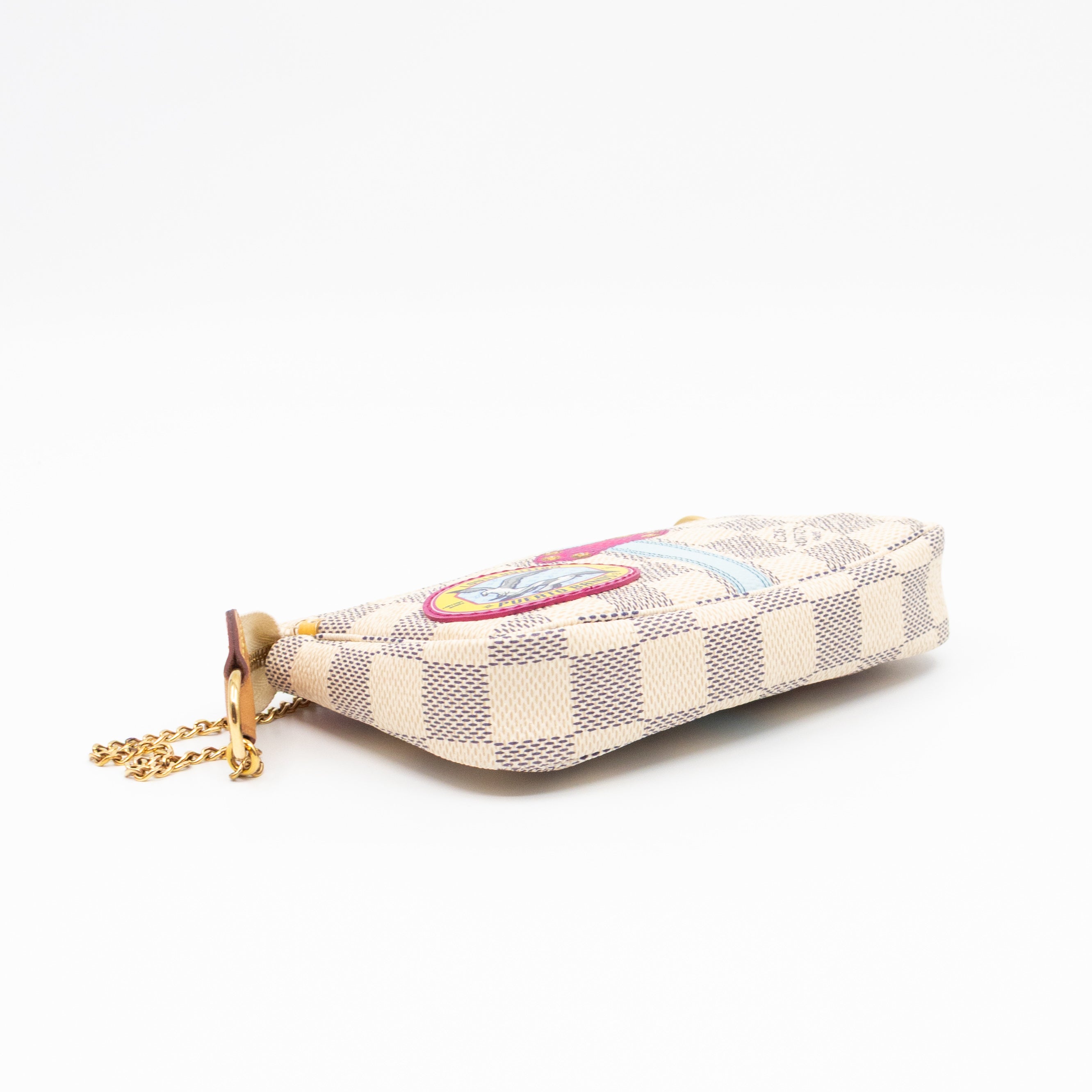 Mini Pochette Accessoires Damier Azur Summer Trunks Puerto Banus