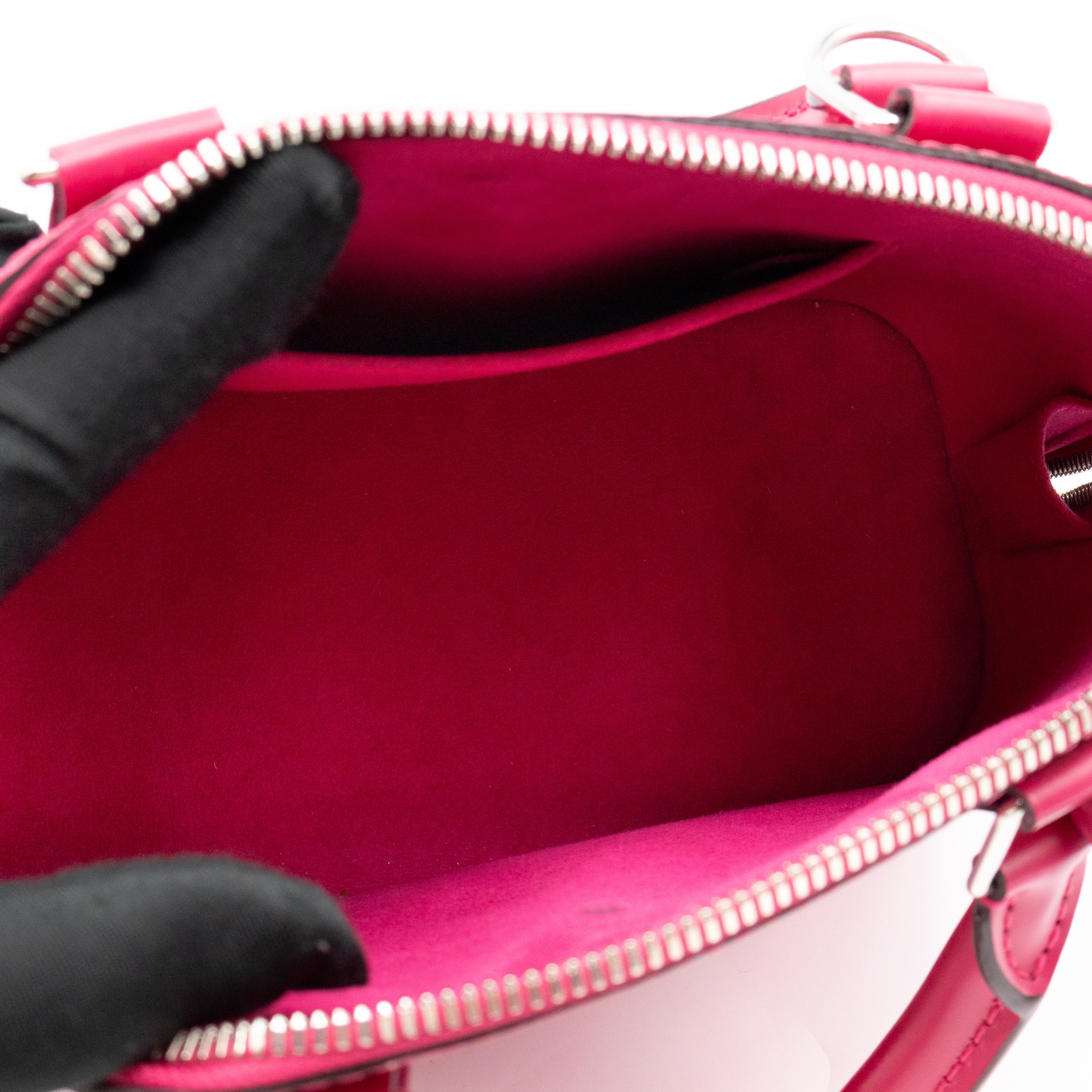 Alma BB Hot Pink Epi Leather