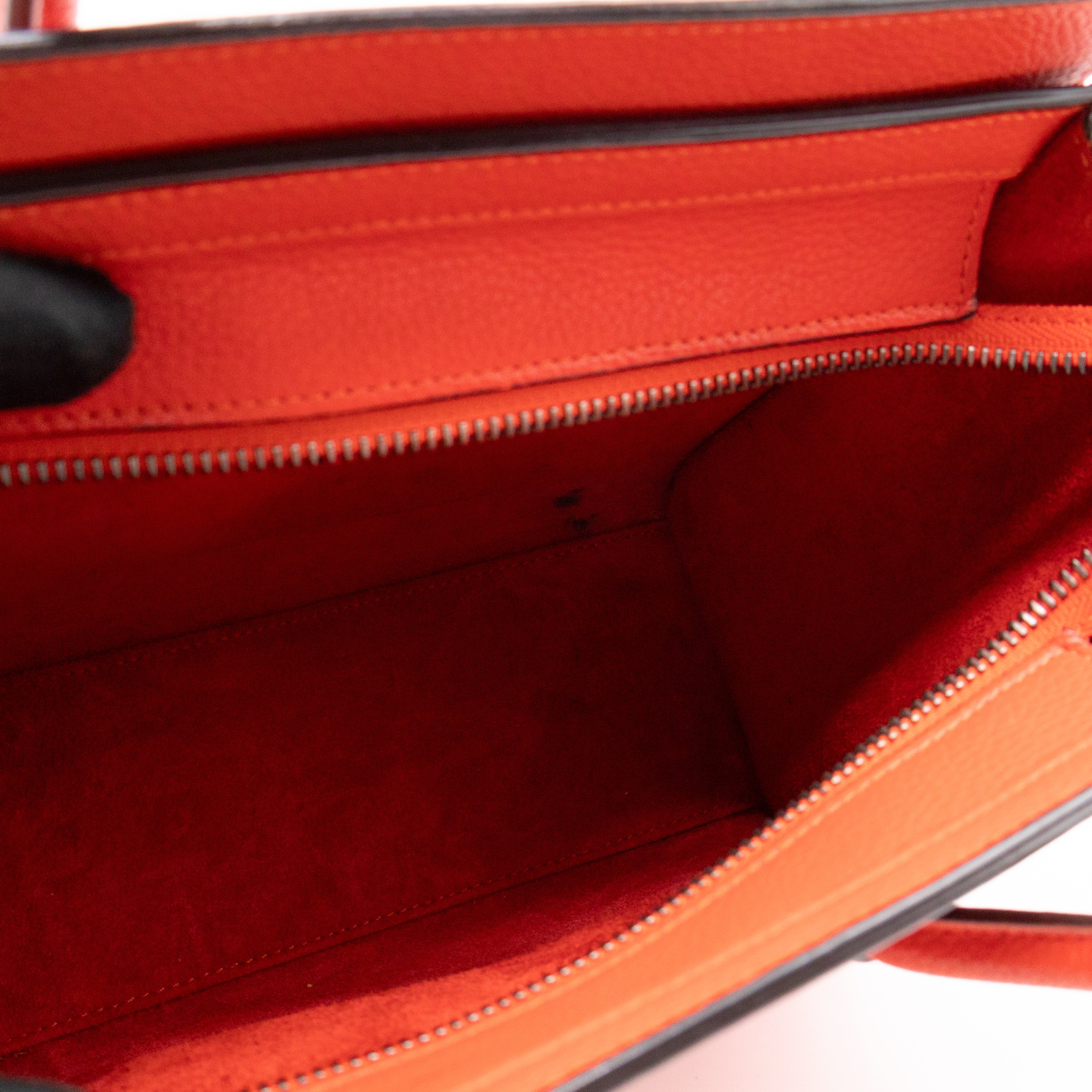 Nano Luggage Terracotta Leather