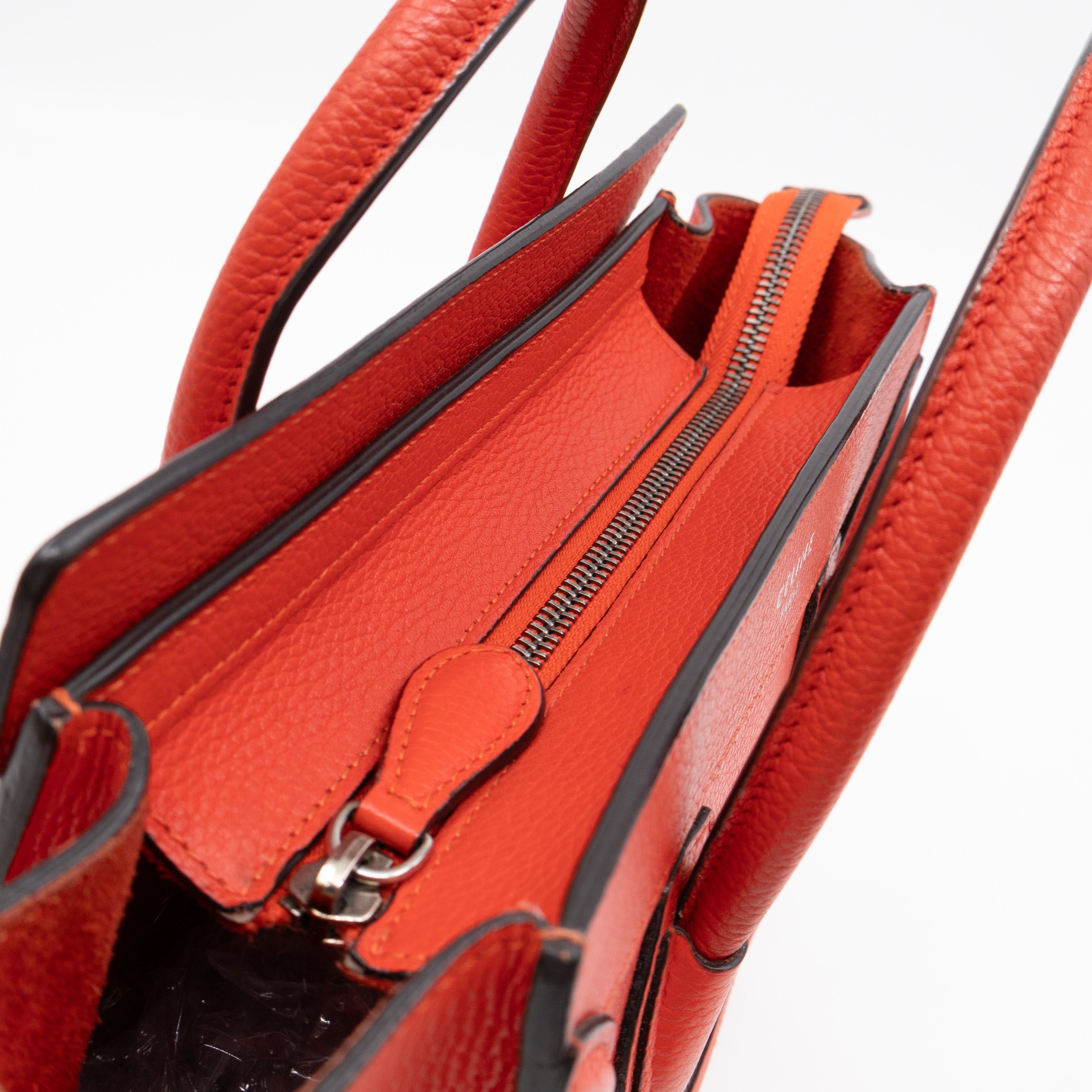 Nano Luggage Terracotta Leather
