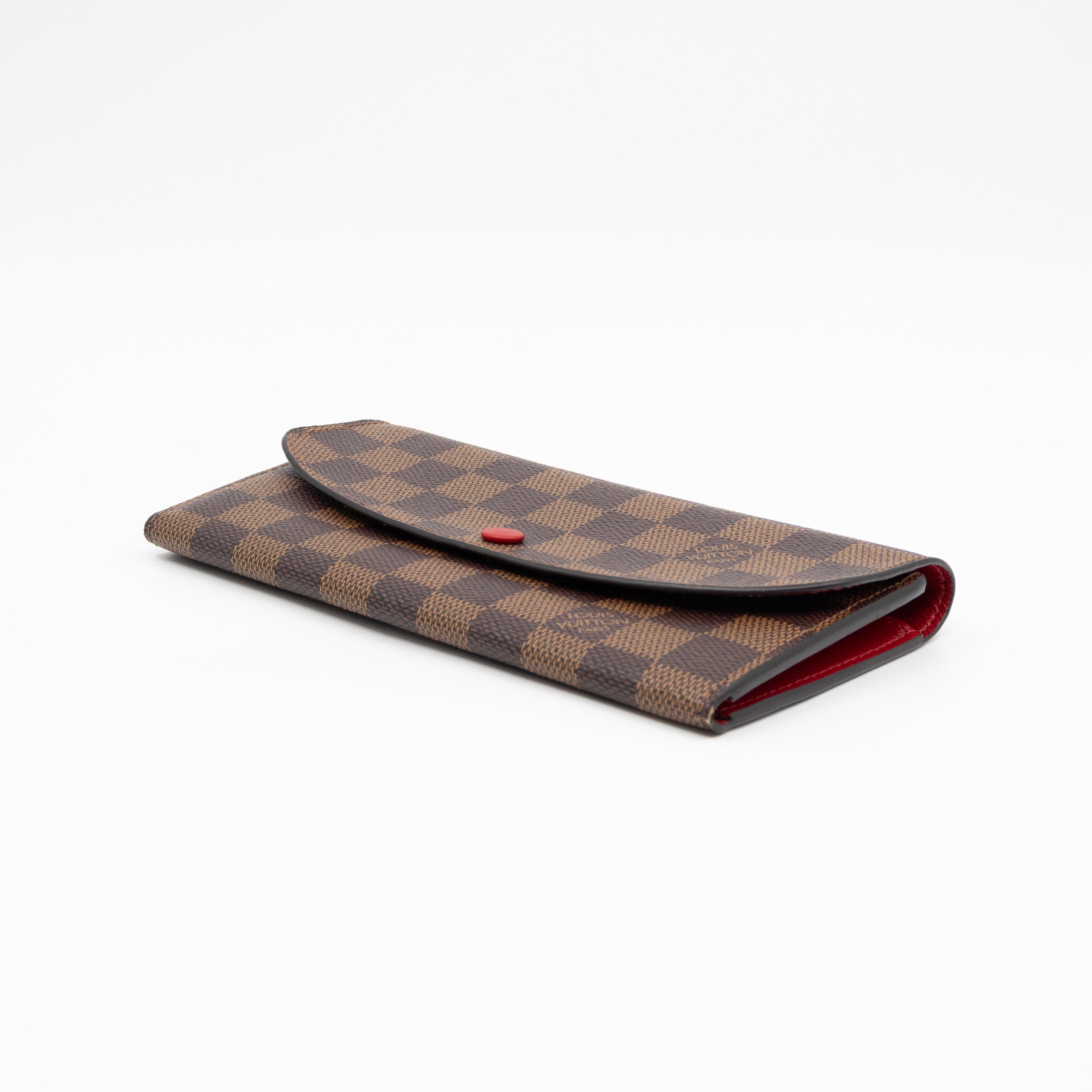 Emilie Wallet Damier Ebene Fucshia