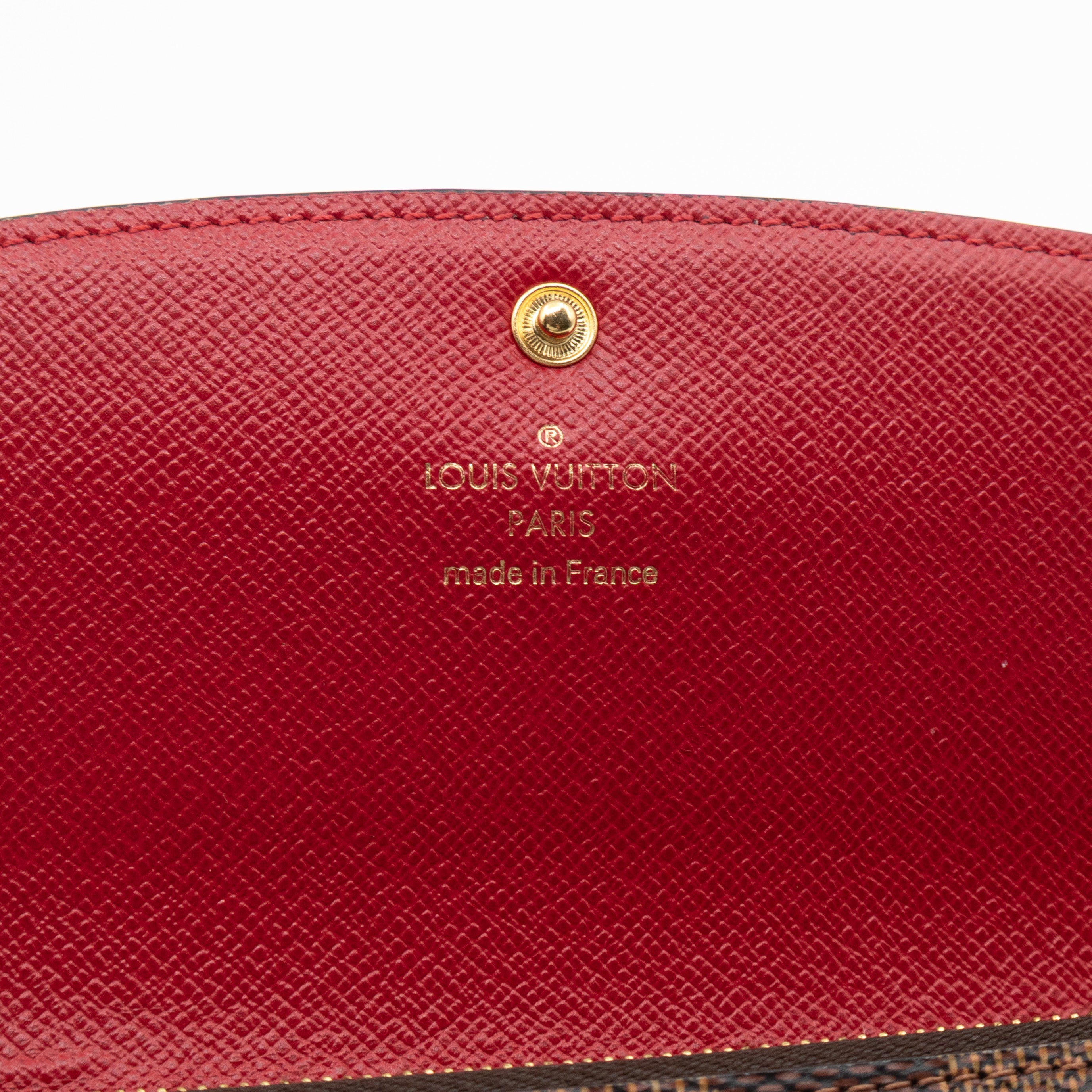 Emilie Wallet Damier Ebene Fucshia