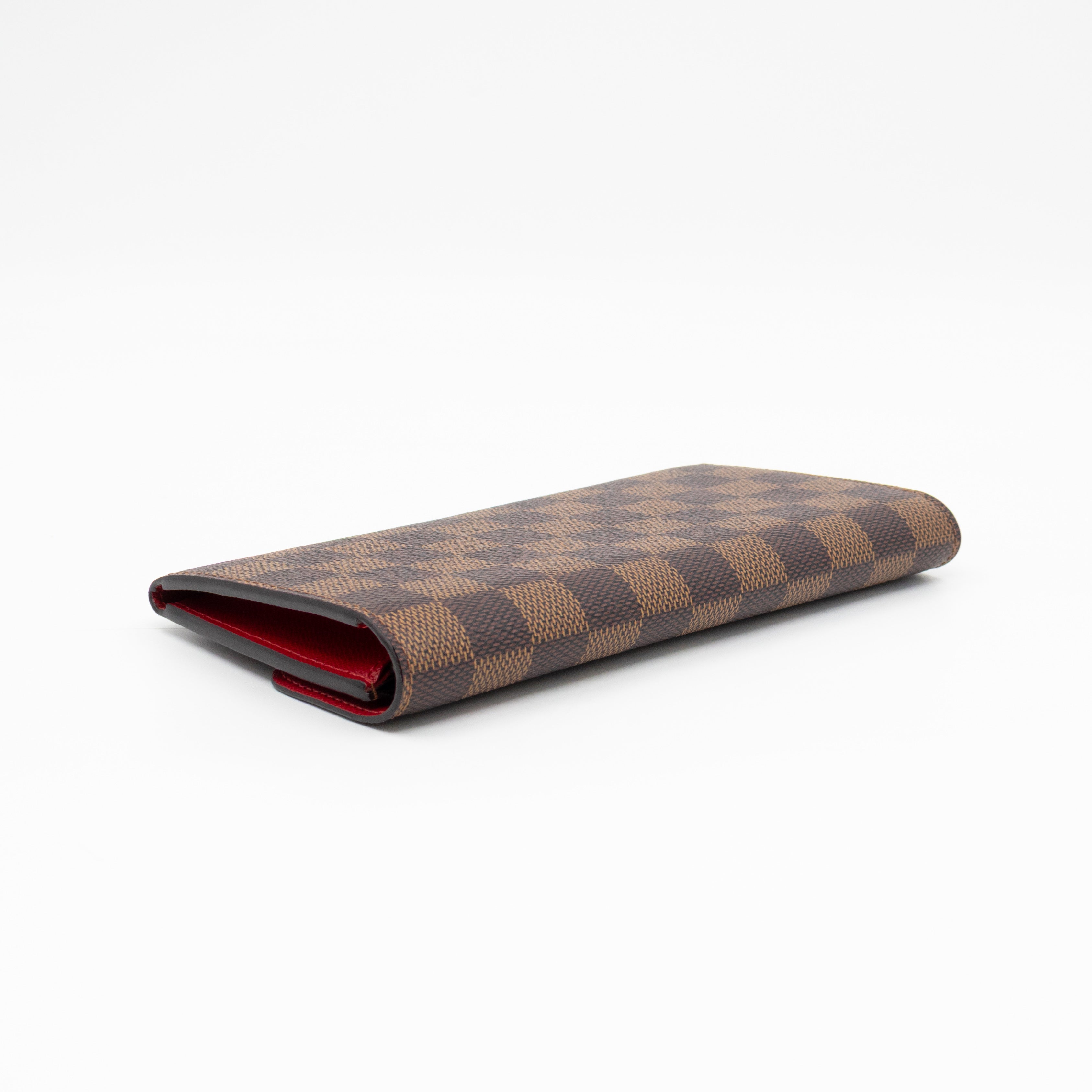 Emilie Wallet Damier Ebene Fucshia