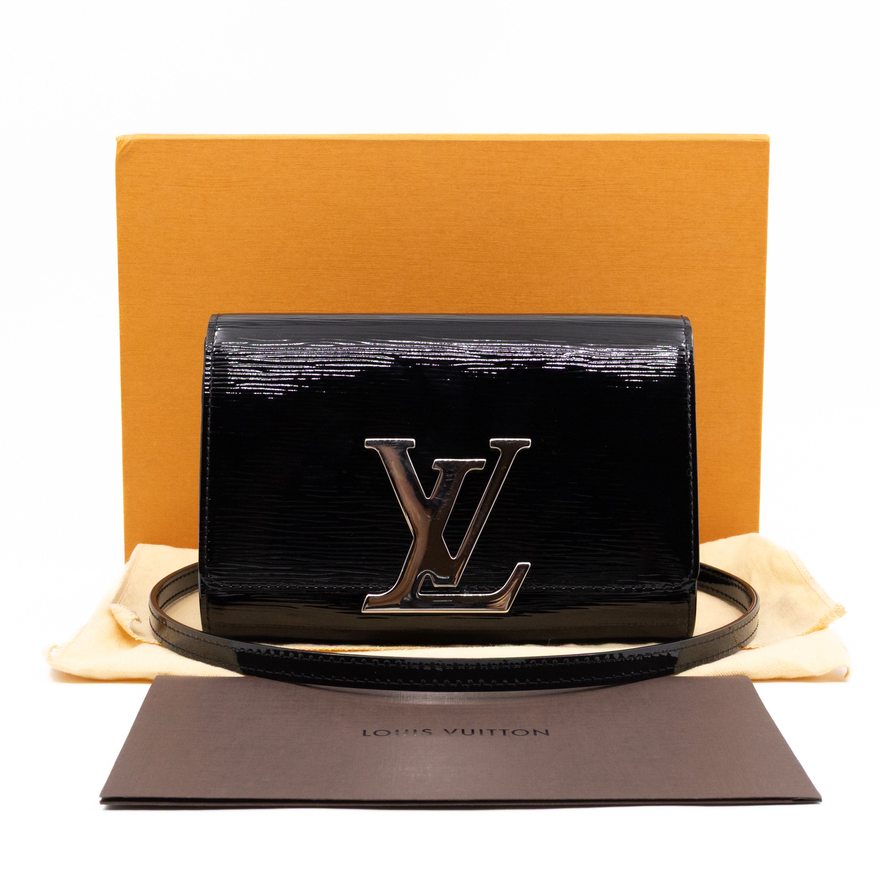 Pochette Louise PM Black Epi Leather