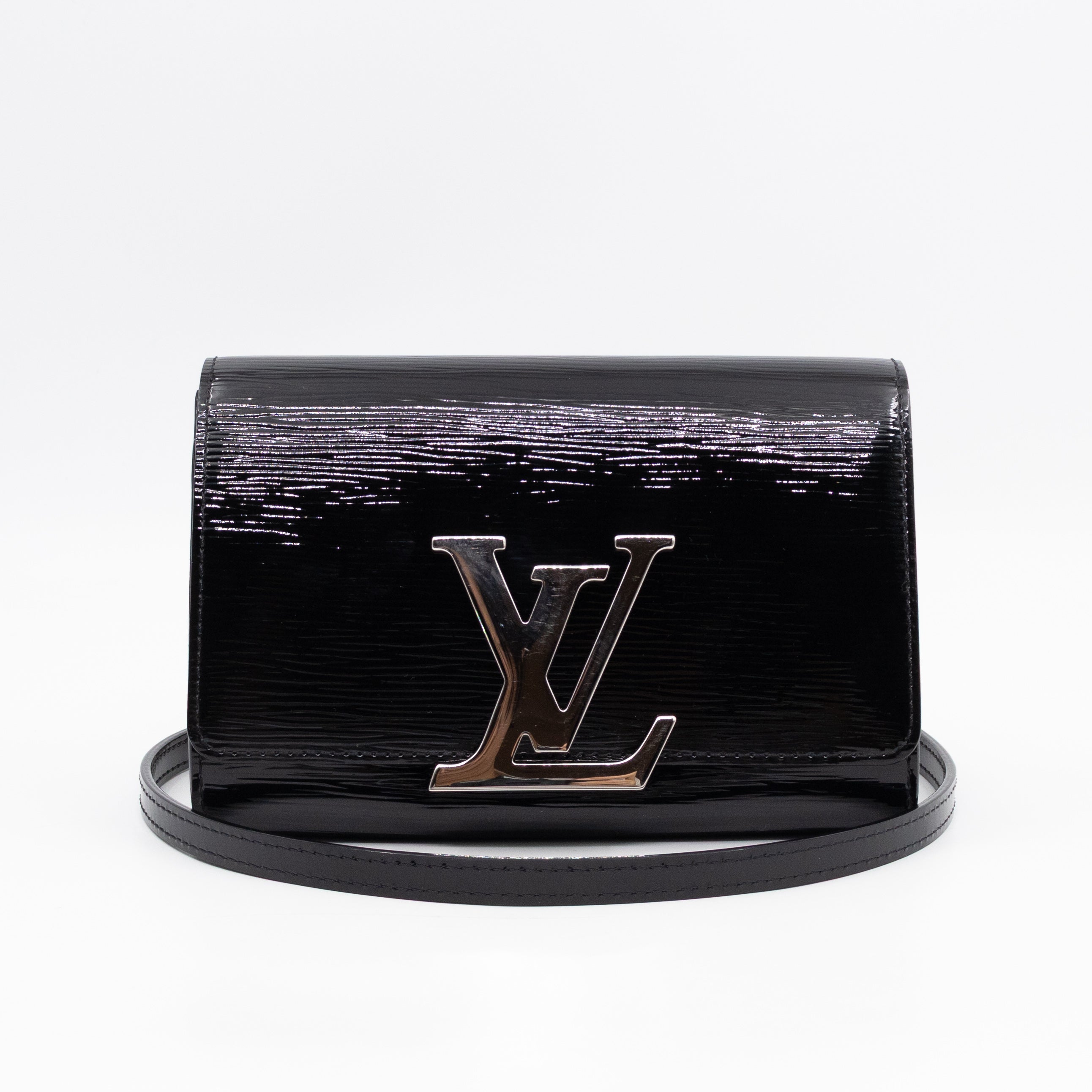 Pochette Louise PM Black Epi Leather
