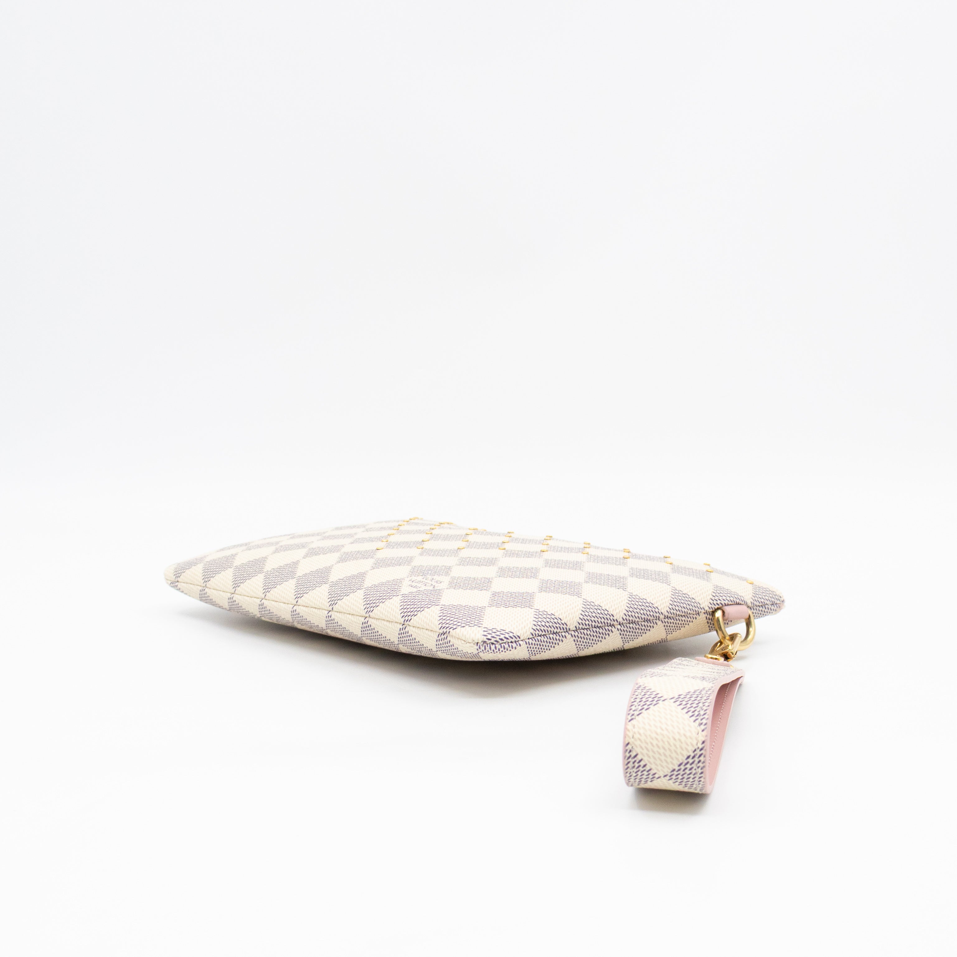 City Pouch Studded Damier Azur