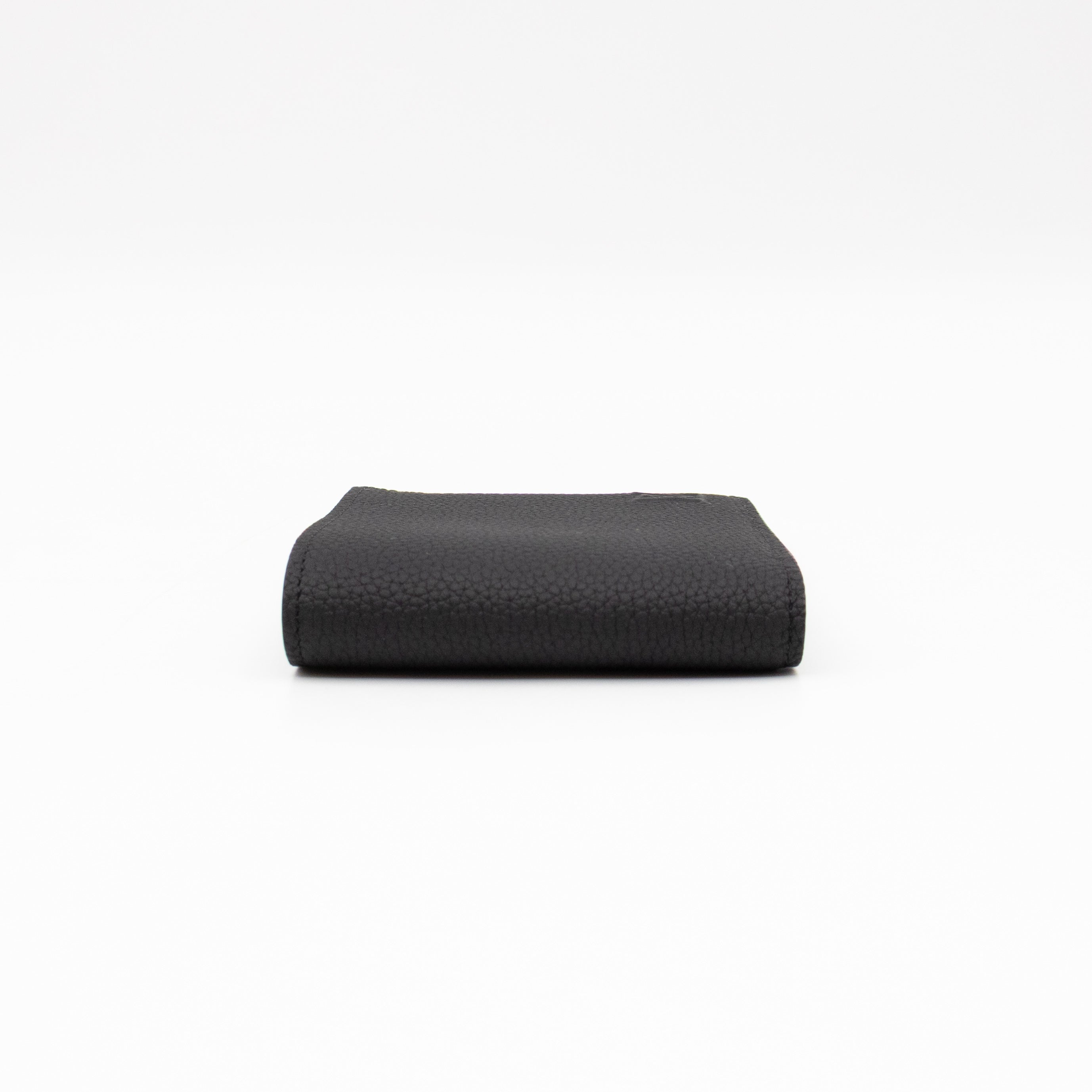 Multiple Wallet Aerogram Black Leather