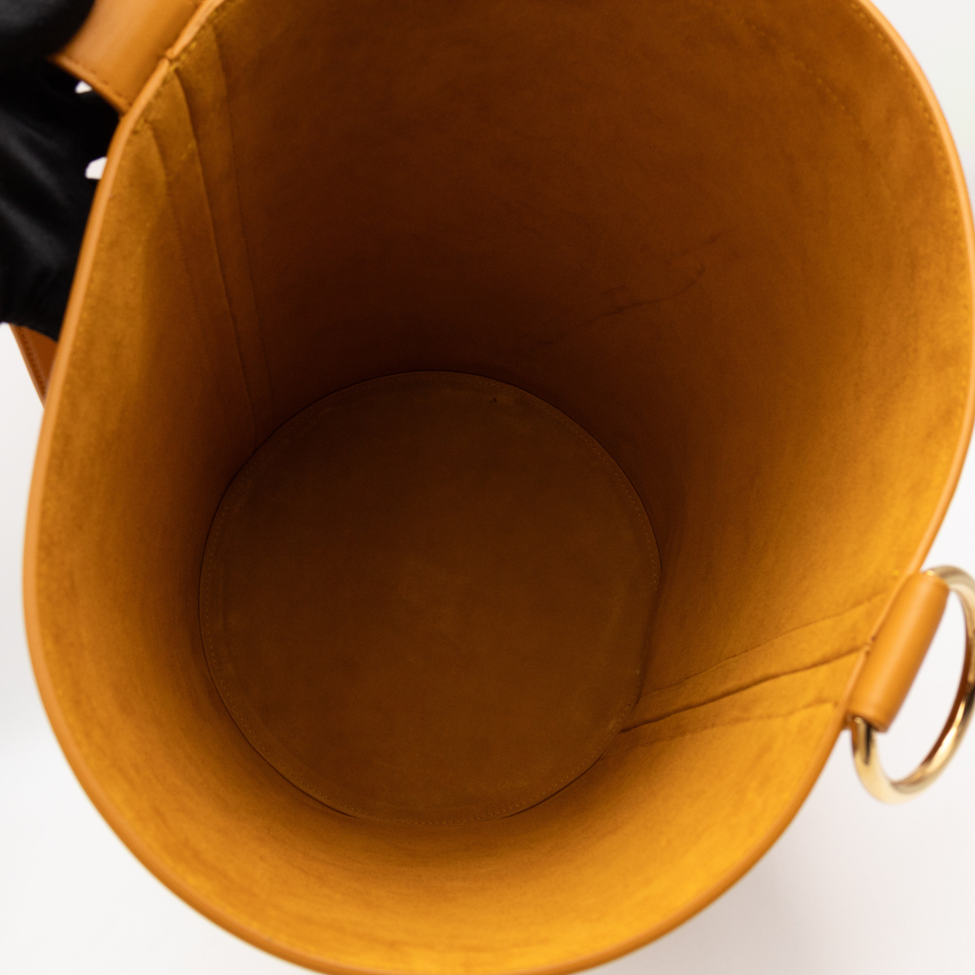 JJ Large Bucket Brown Leather