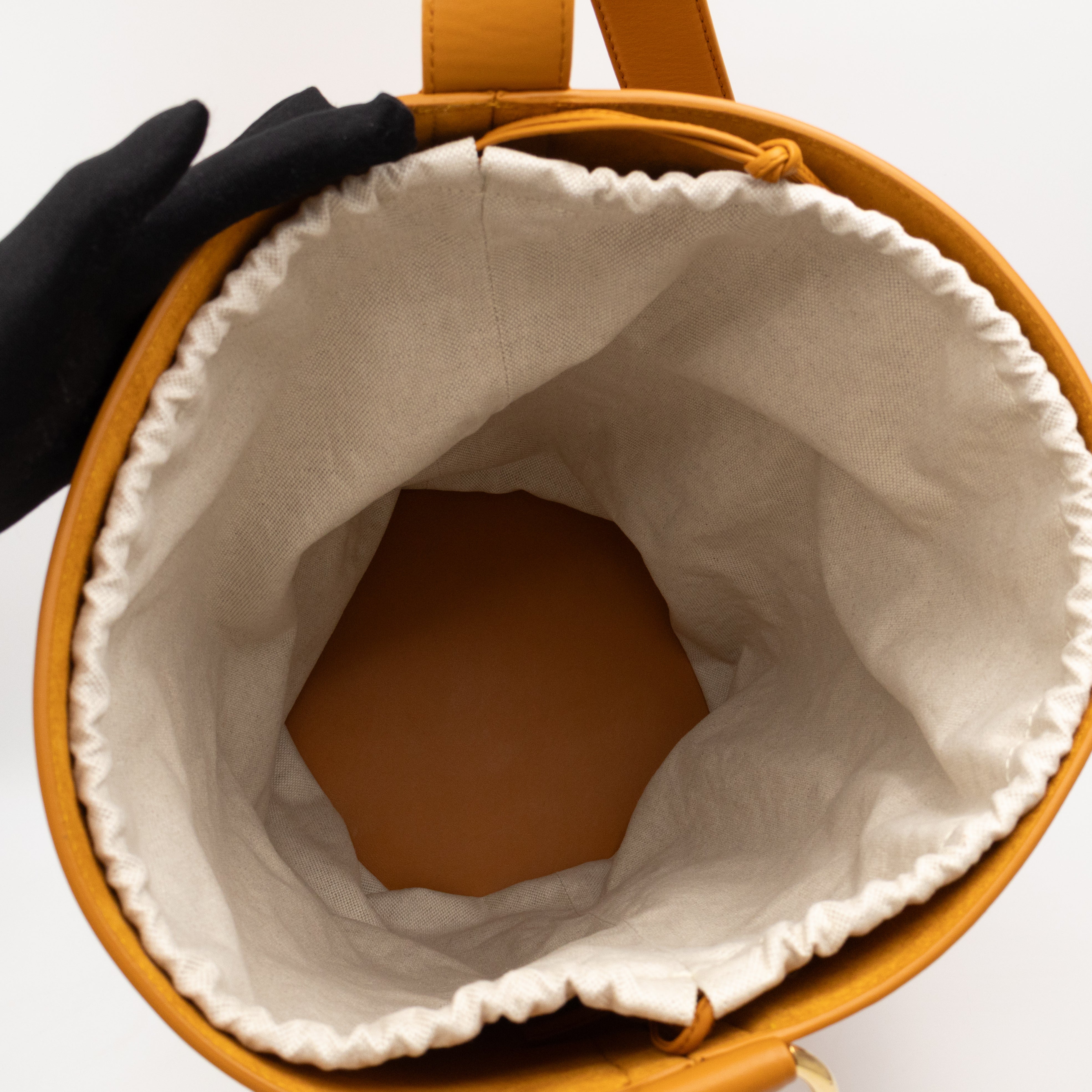 JJ Large Bucket Brown Leather