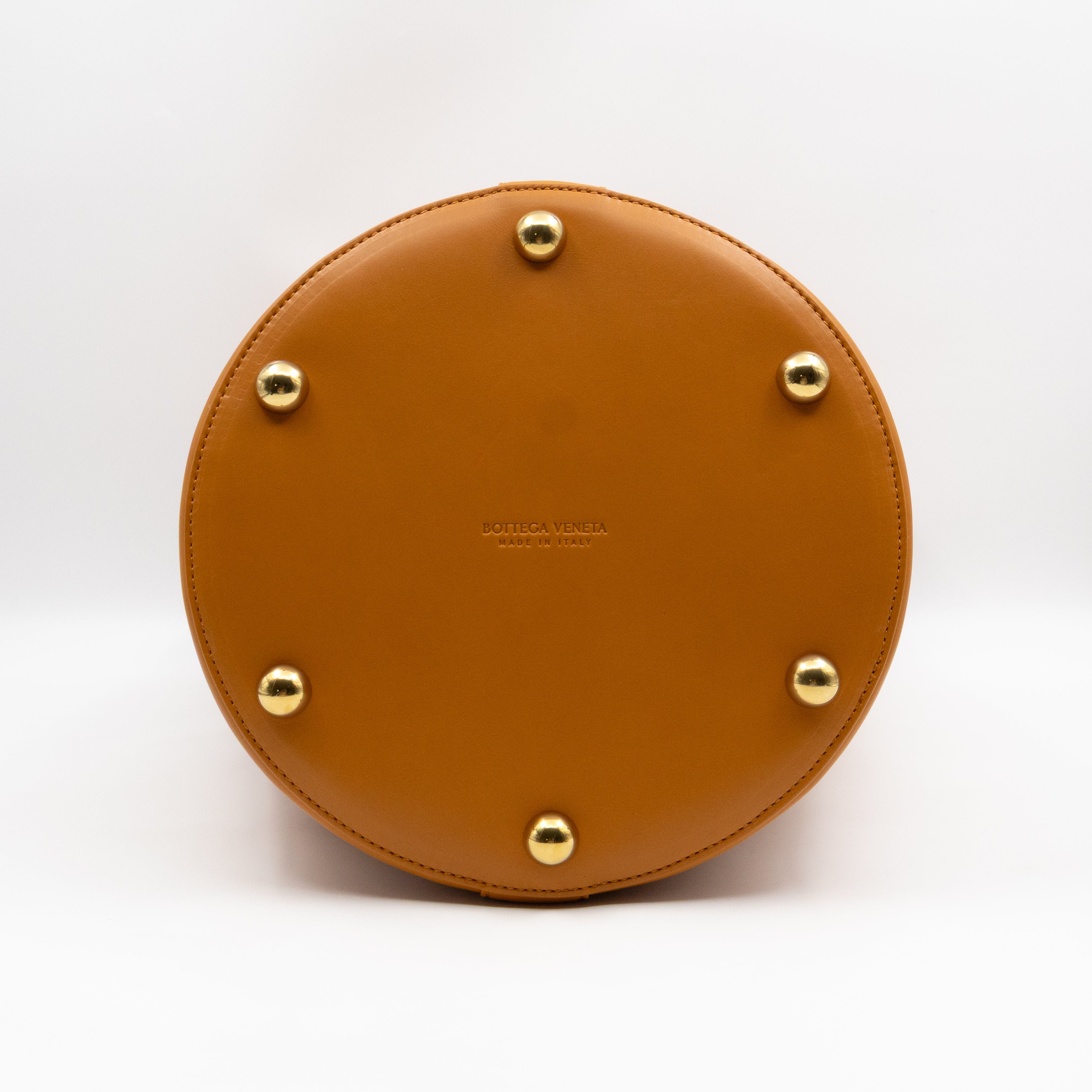 JJ Large Bucket Brown Leather