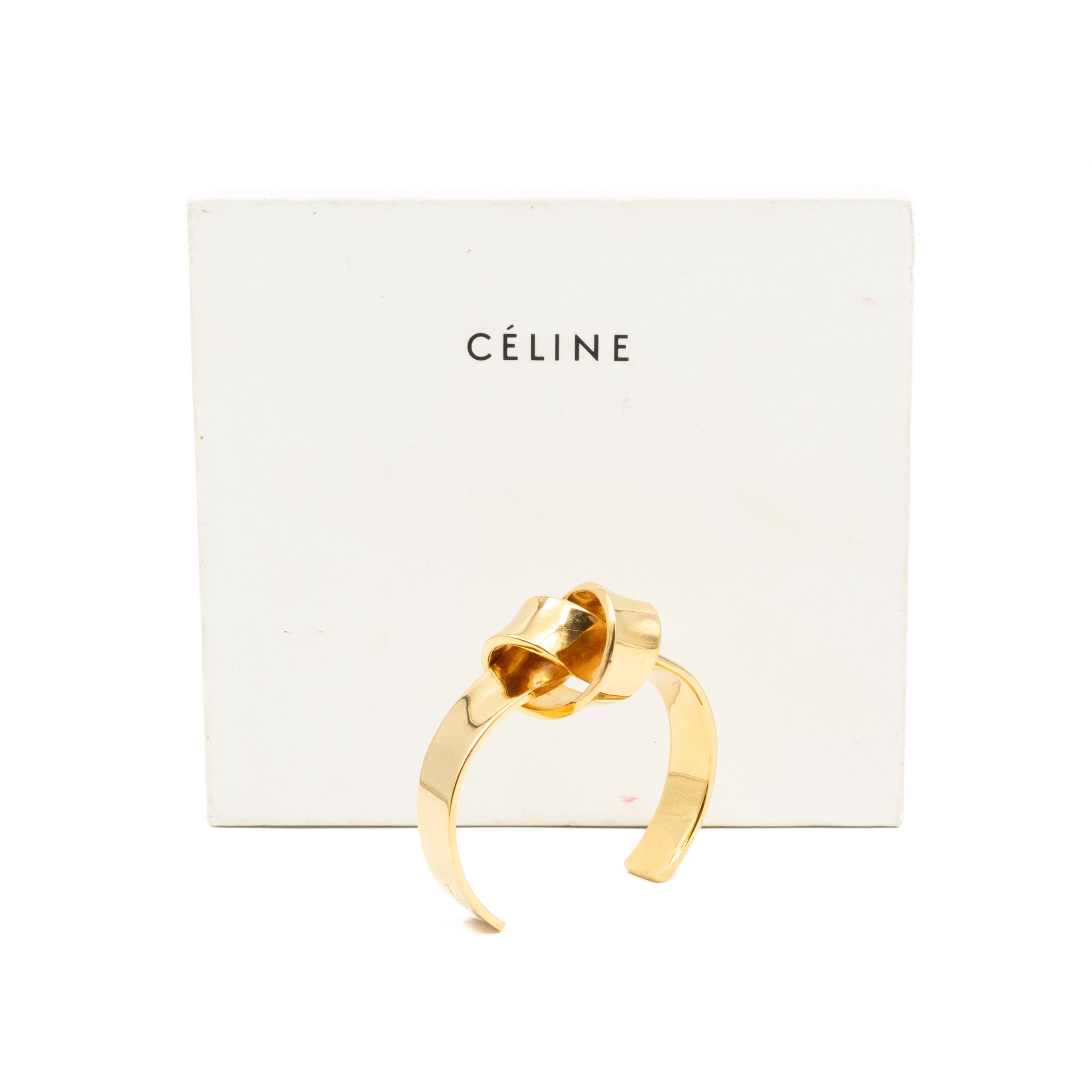 Flat Knot Bracelet Gold