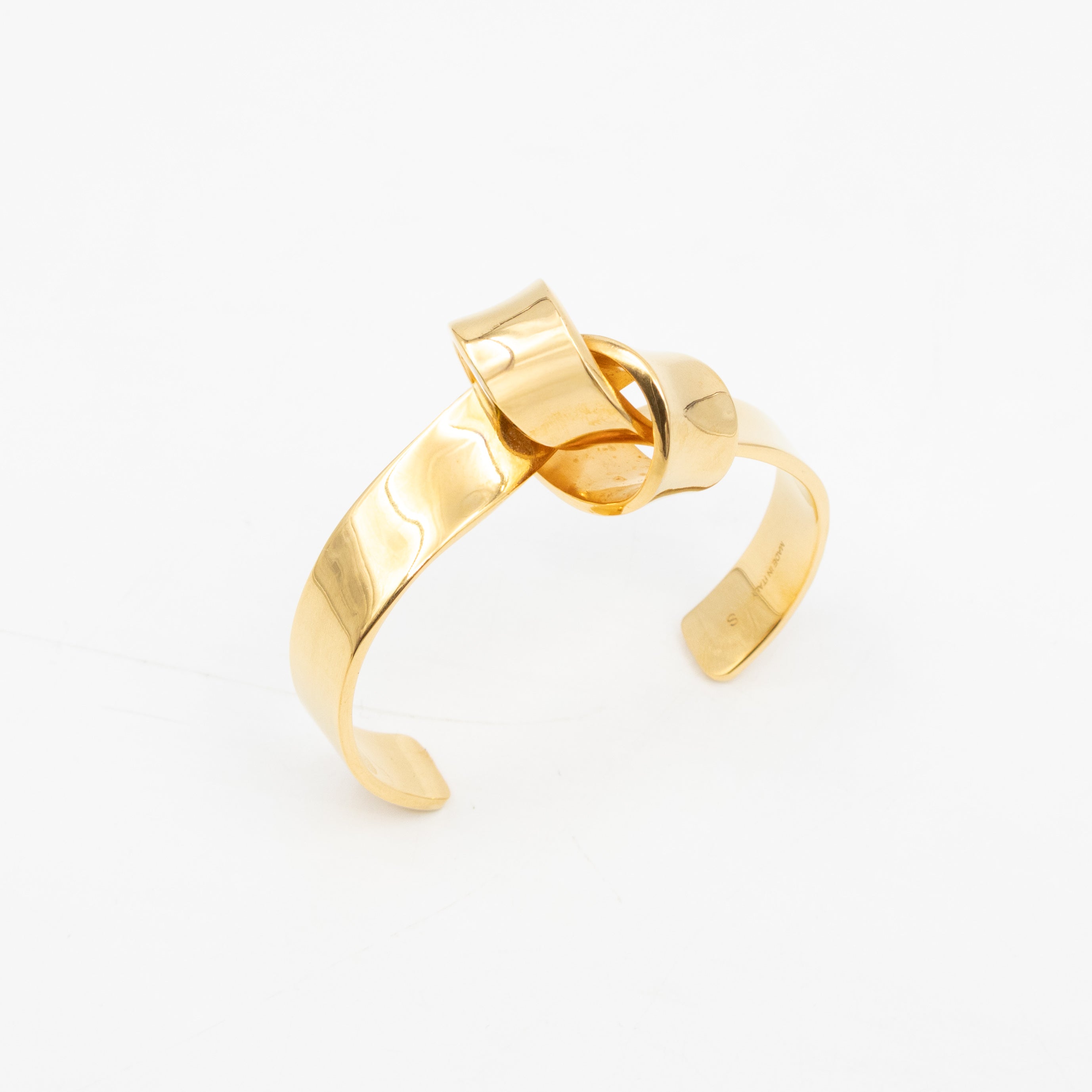 Flat Knot Bracelet Gold