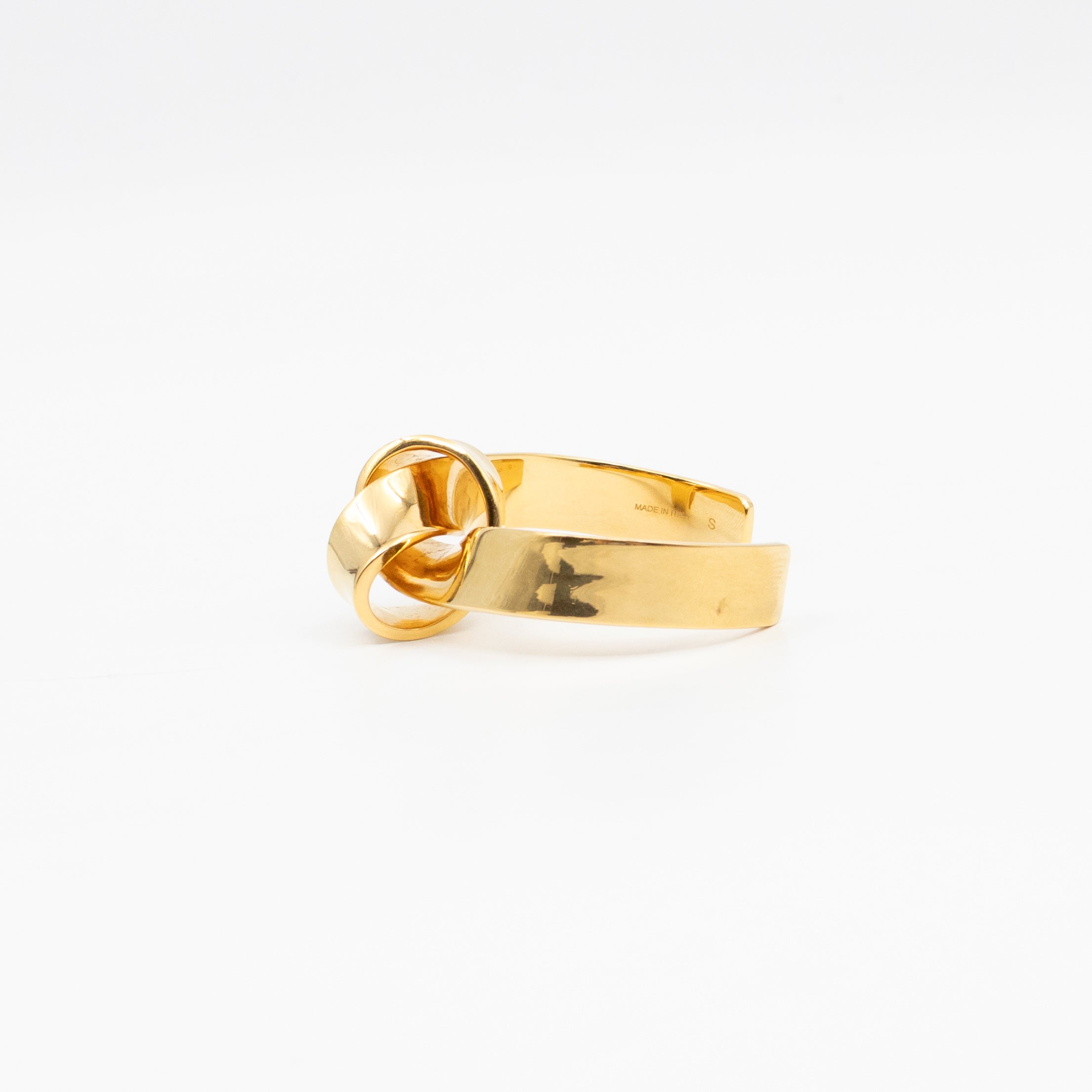 Flat Knot Bracelet Gold