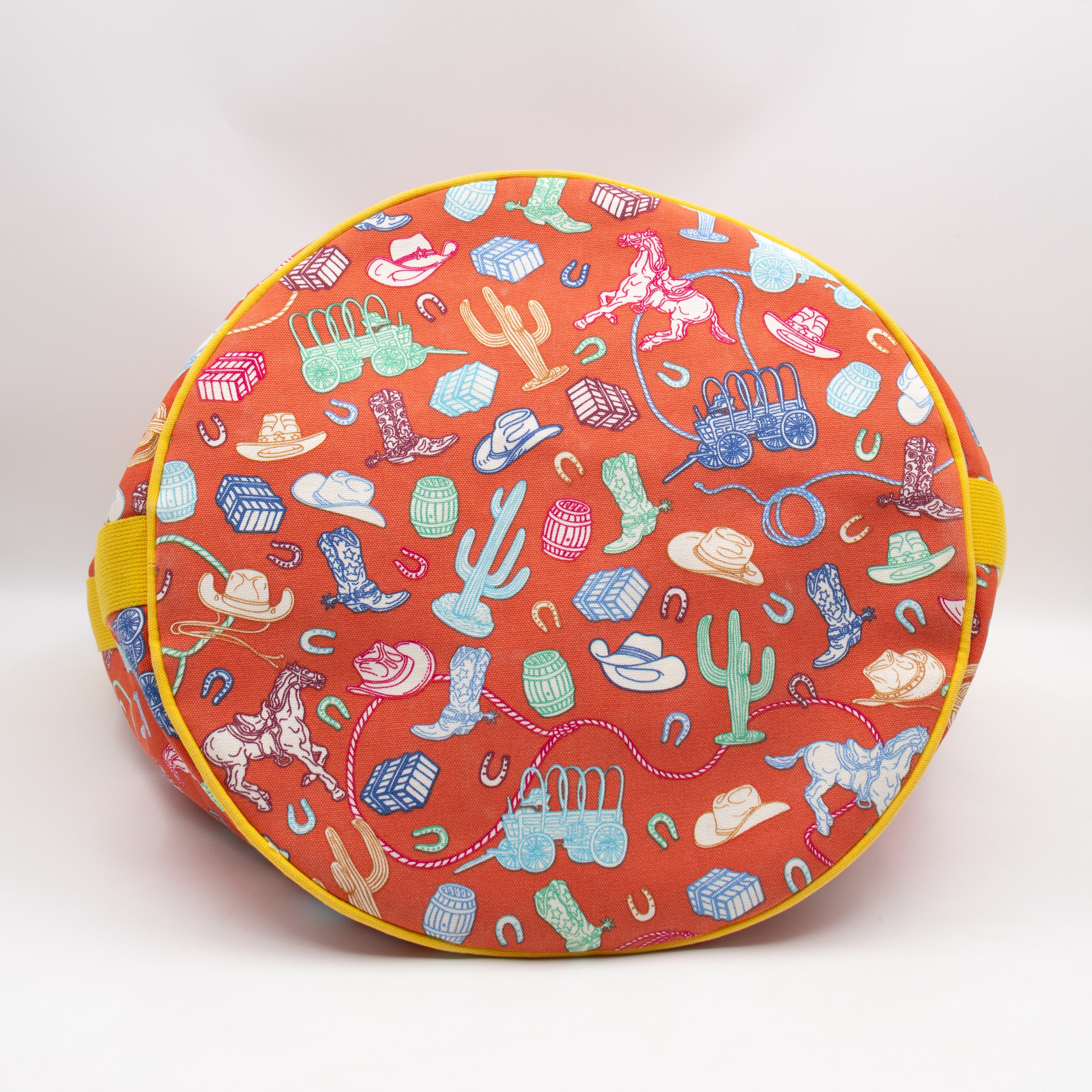 Western And Toy Company Basket Bucket Orange