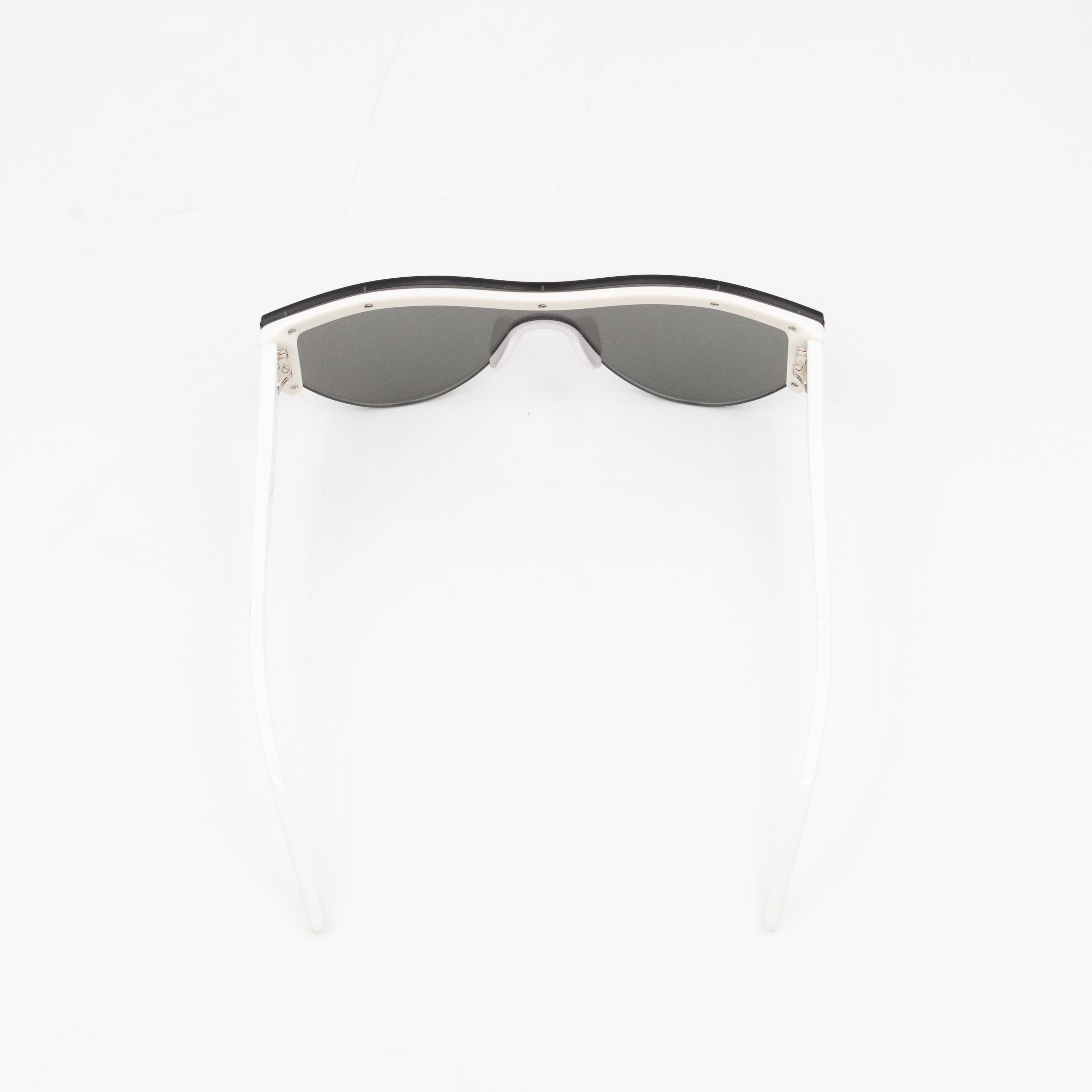 Ski Cat-eye Sunglasses White & Grey