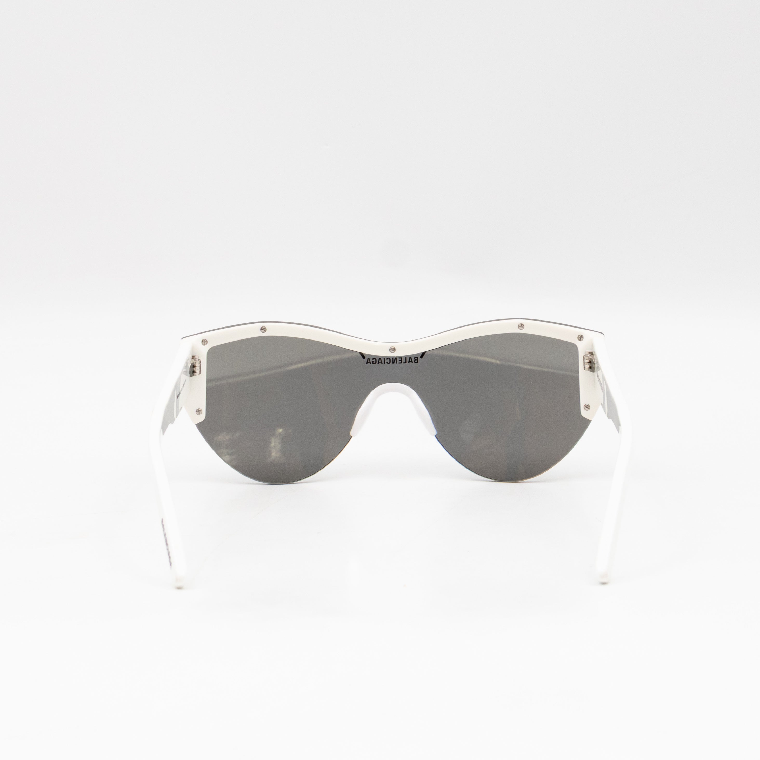 Ski Cat-eye Sunglasses White & Grey
