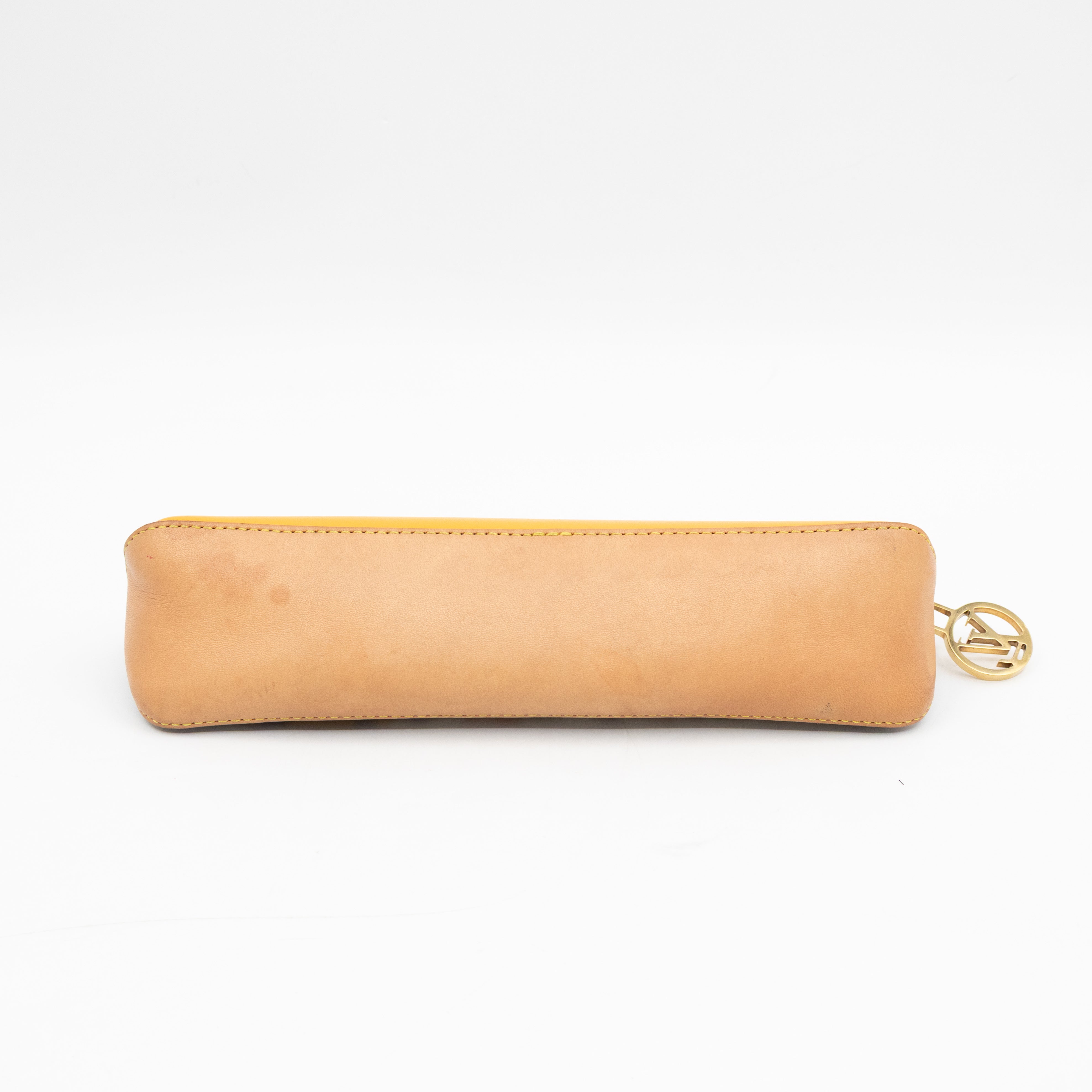 Elizabeth Pencil Case Christmas Animation NYC Monogram Yellow