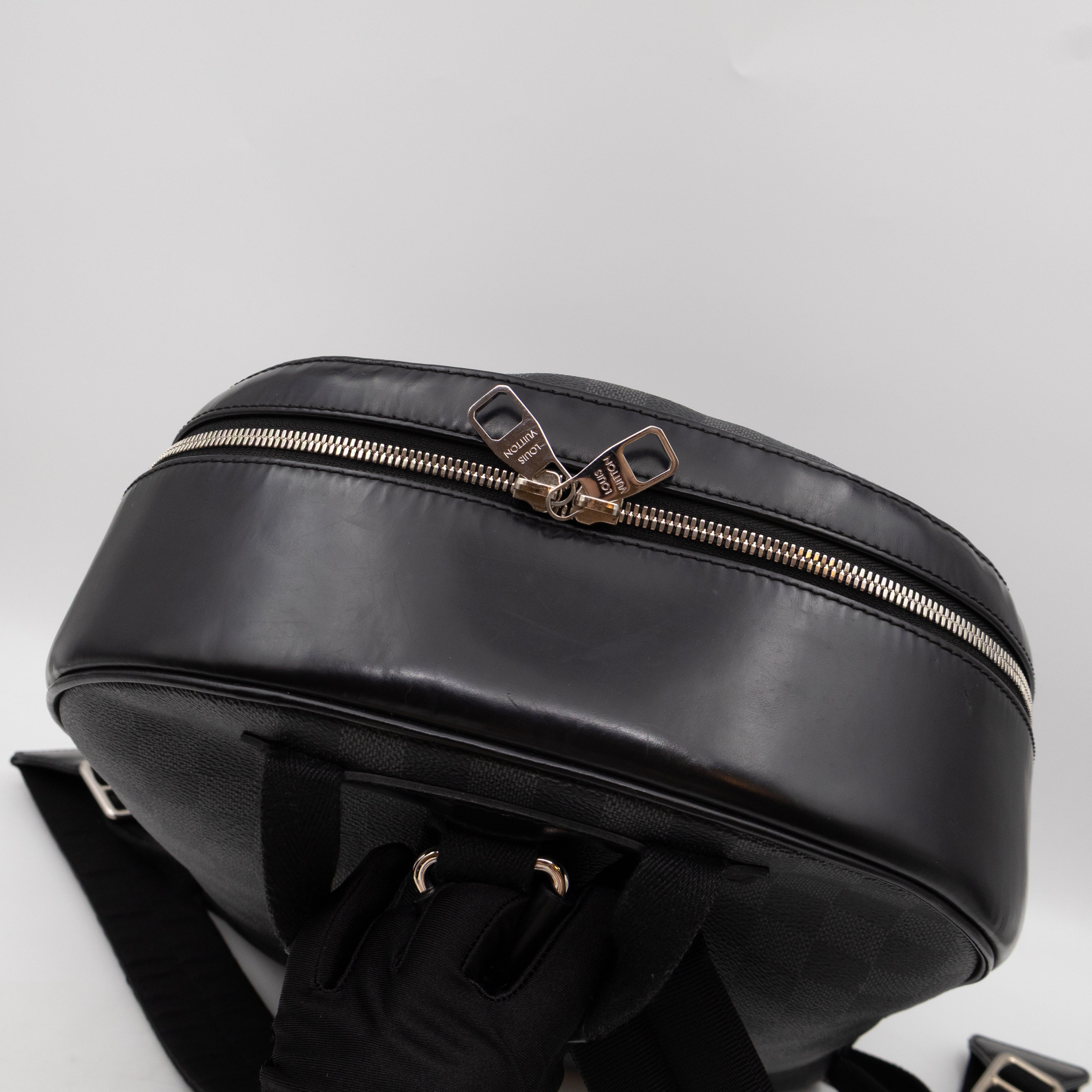 Josh Backpack Damier Graphite