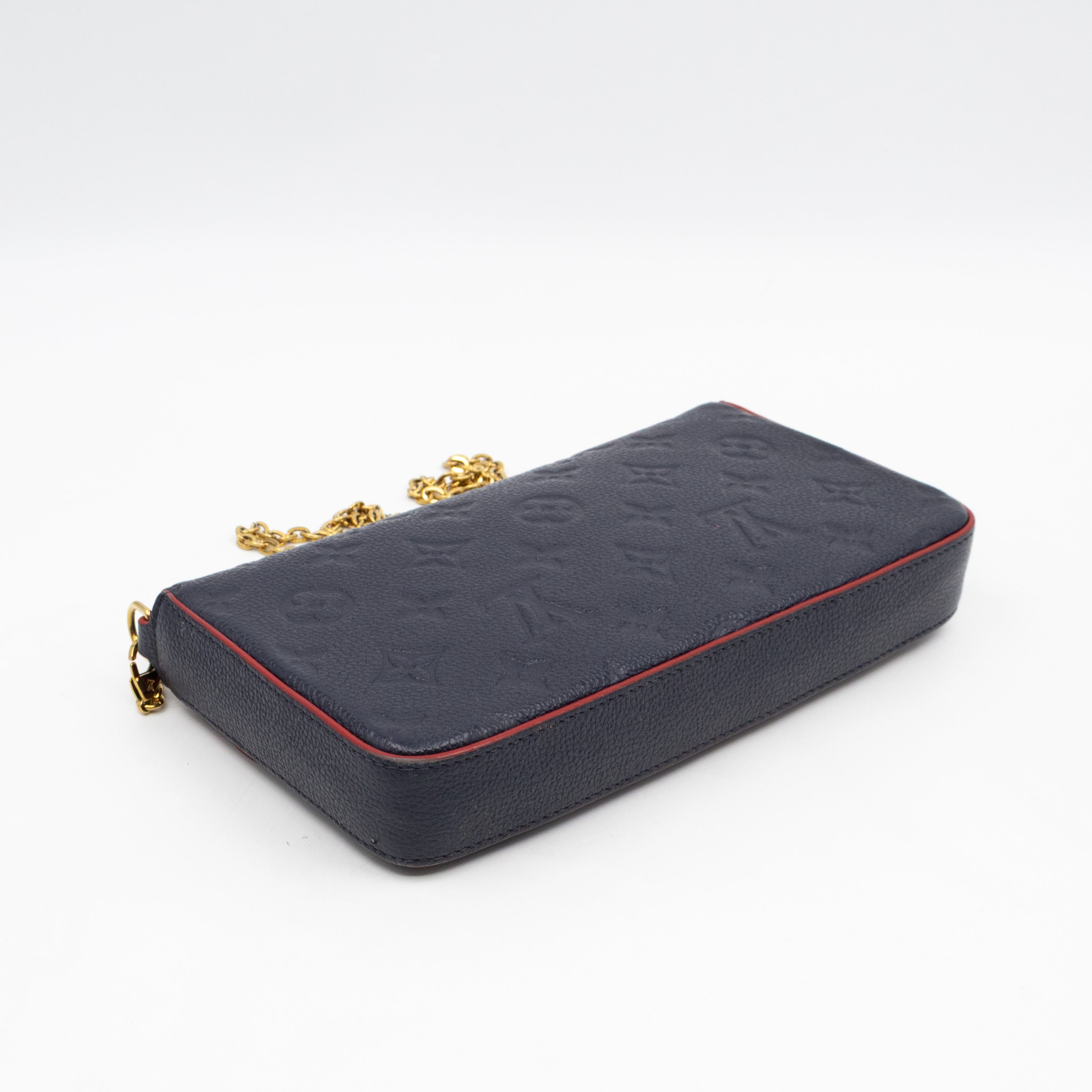 Pochette Felicie Navy Monogram Empreinte