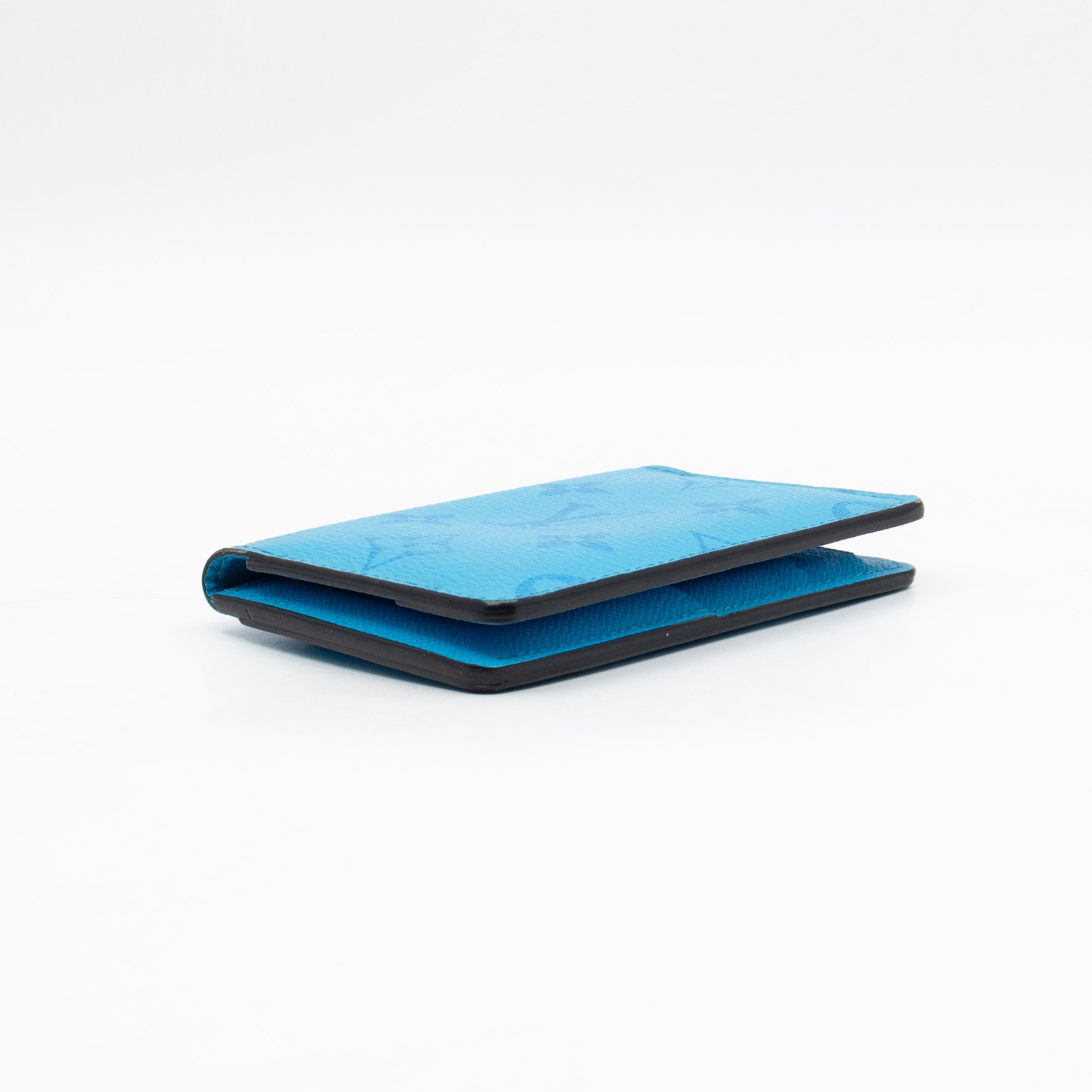 Pocket Organizer Denim Blue Taigarama Leather