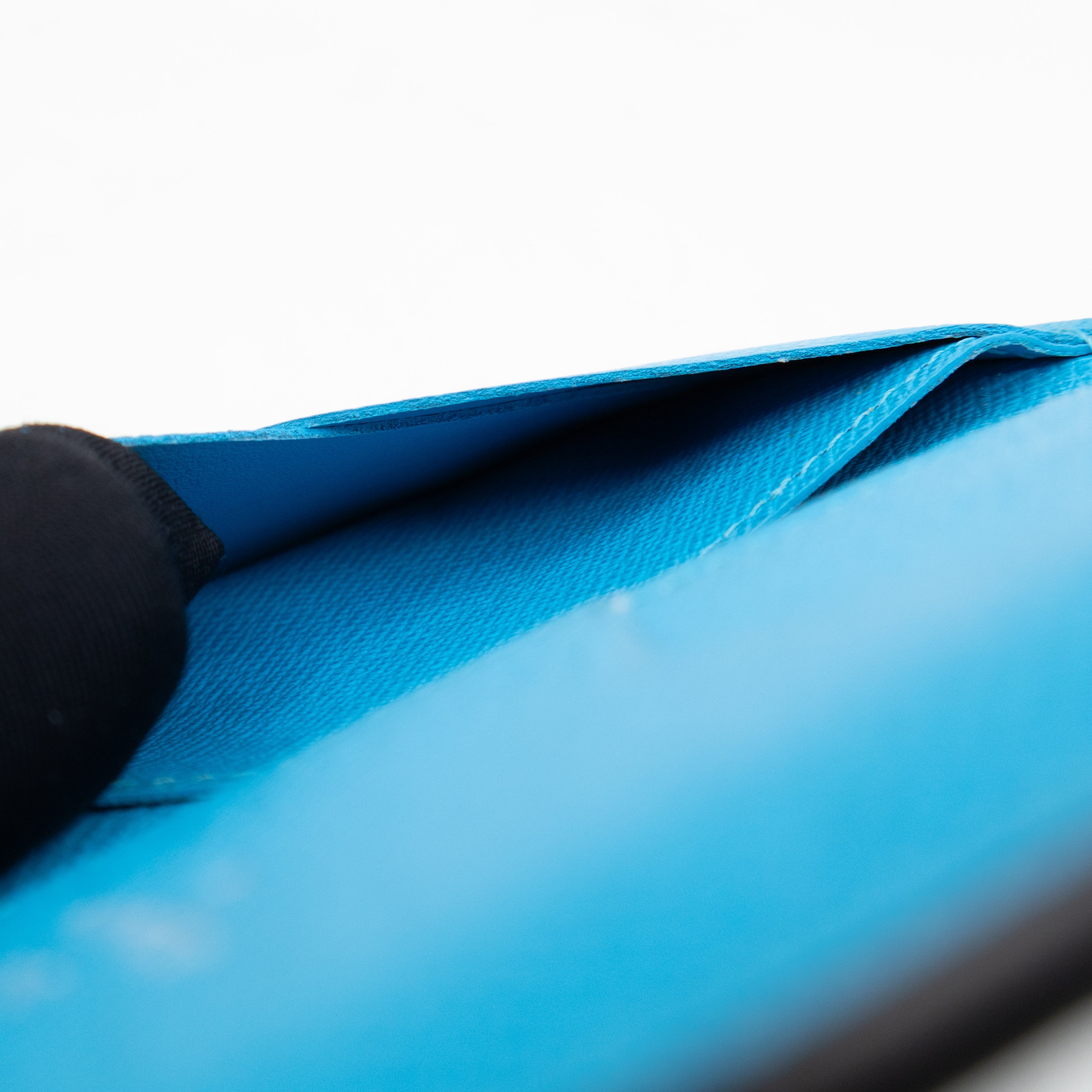 Pocket Organizer Denim Blue Taigarama Leather