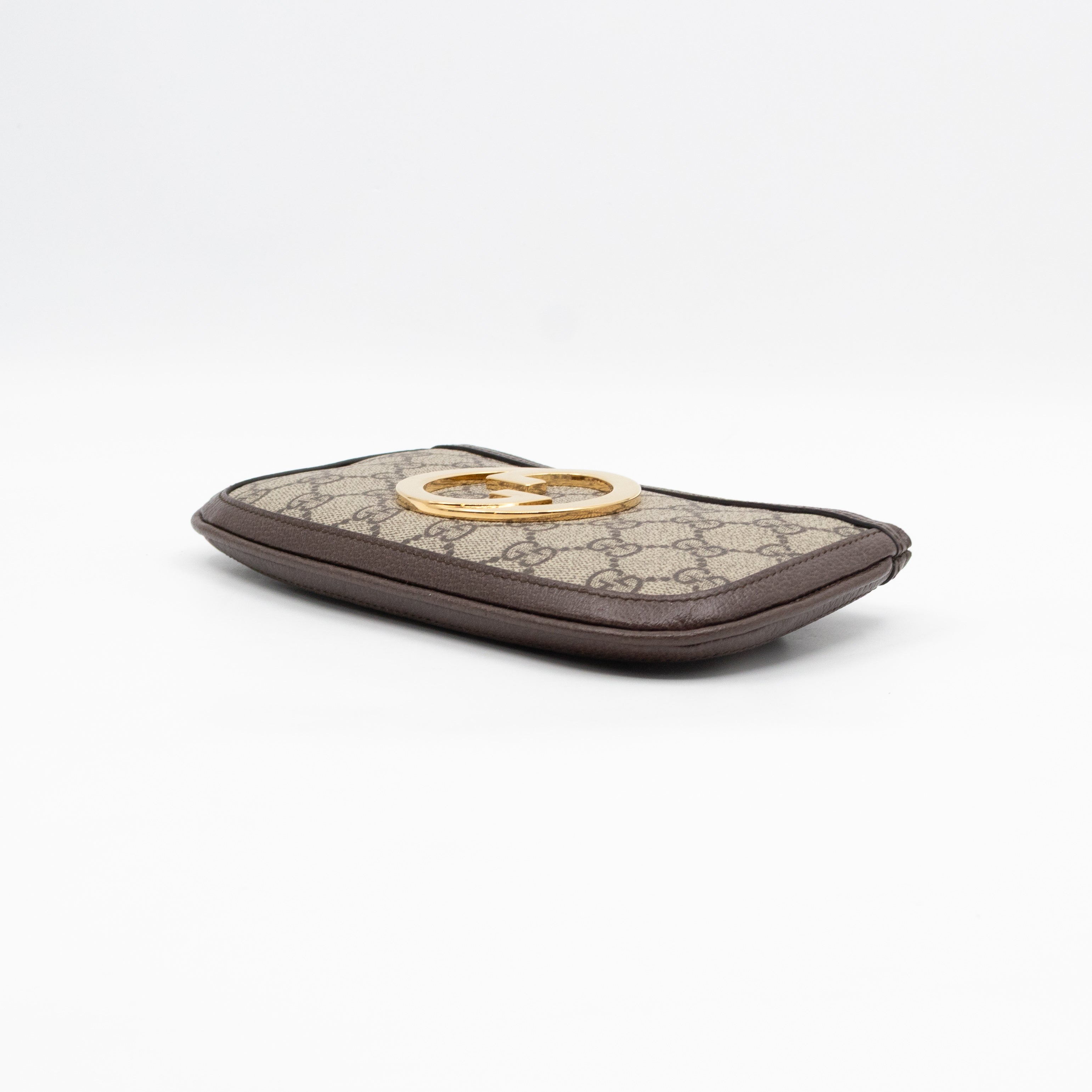 Blondie Mini Belt Bag Beige GG Supreme Brown Leather