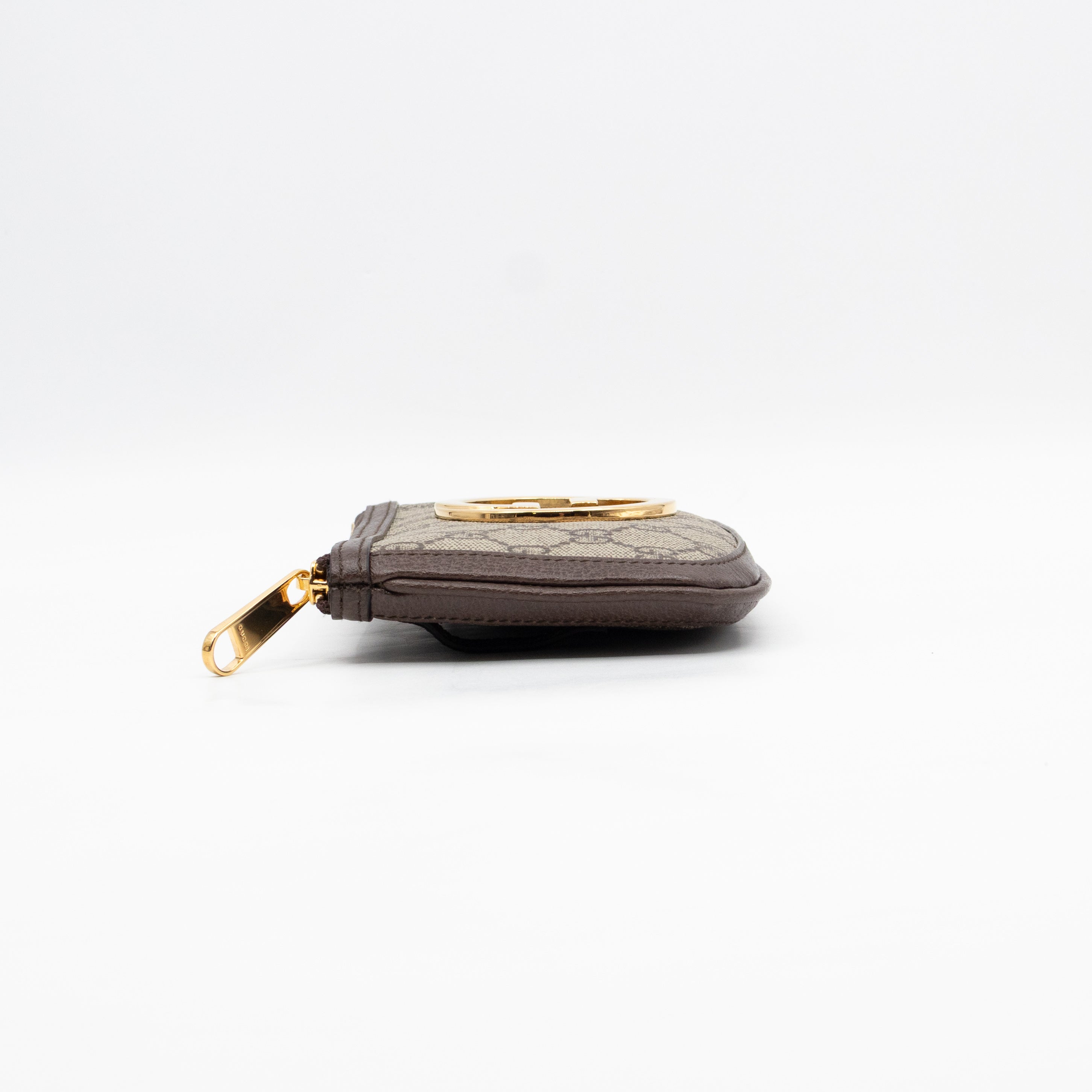 Blondie Mini Belt Bag Beige GG Supreme Brown Leather