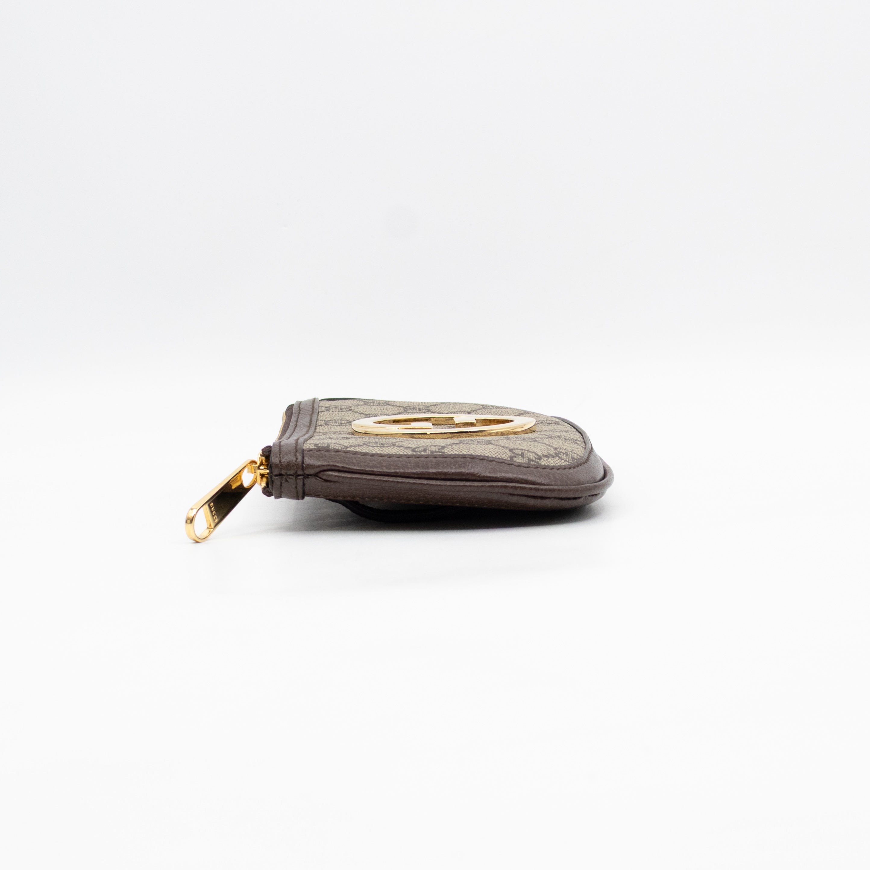 Blondie Mini Belt Bag Beige GG Supreme Brown Leather