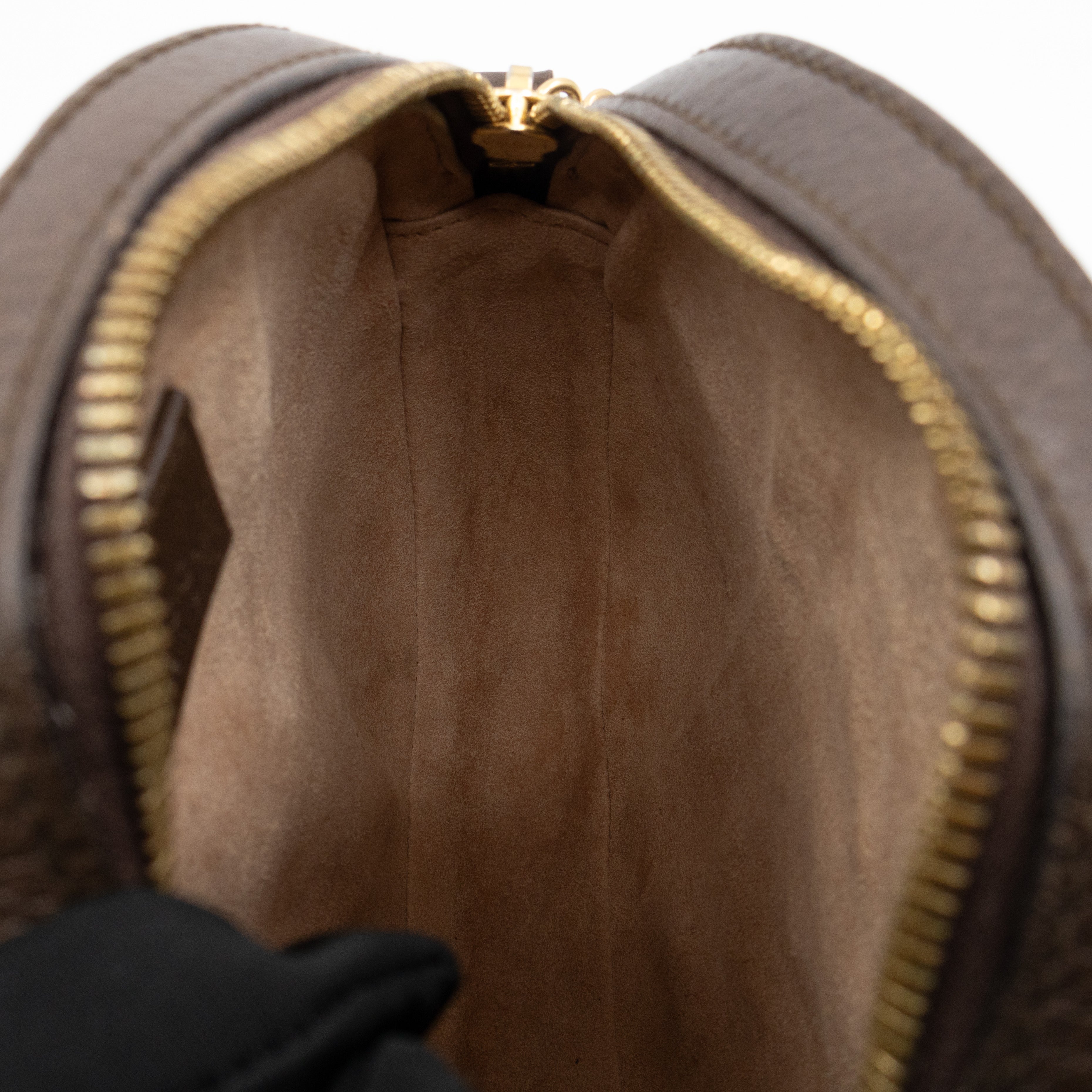 Ophidia Mini Round Shoulder Bag GG Supreme