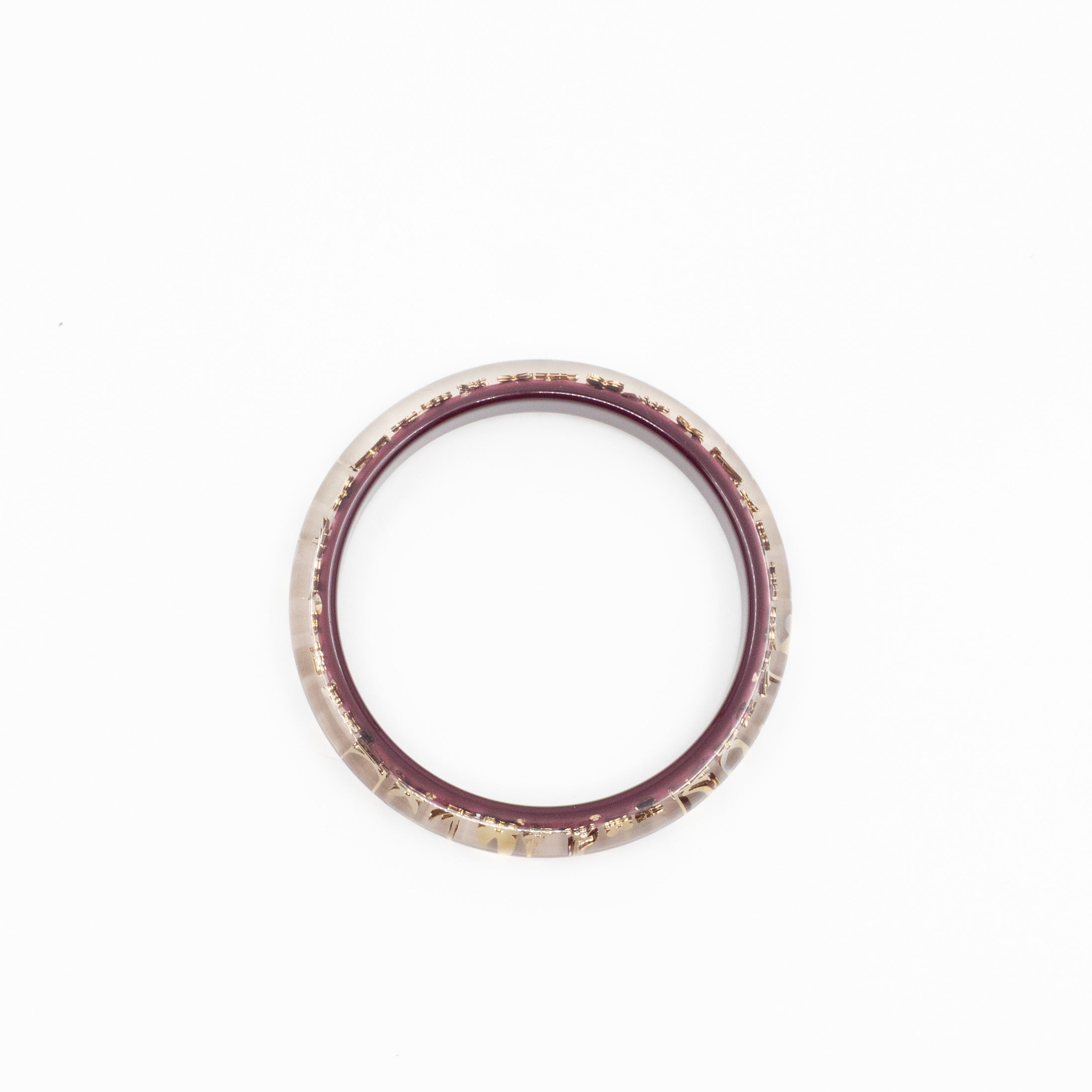 Inclusion Bracelet S+ Burgundy Gold