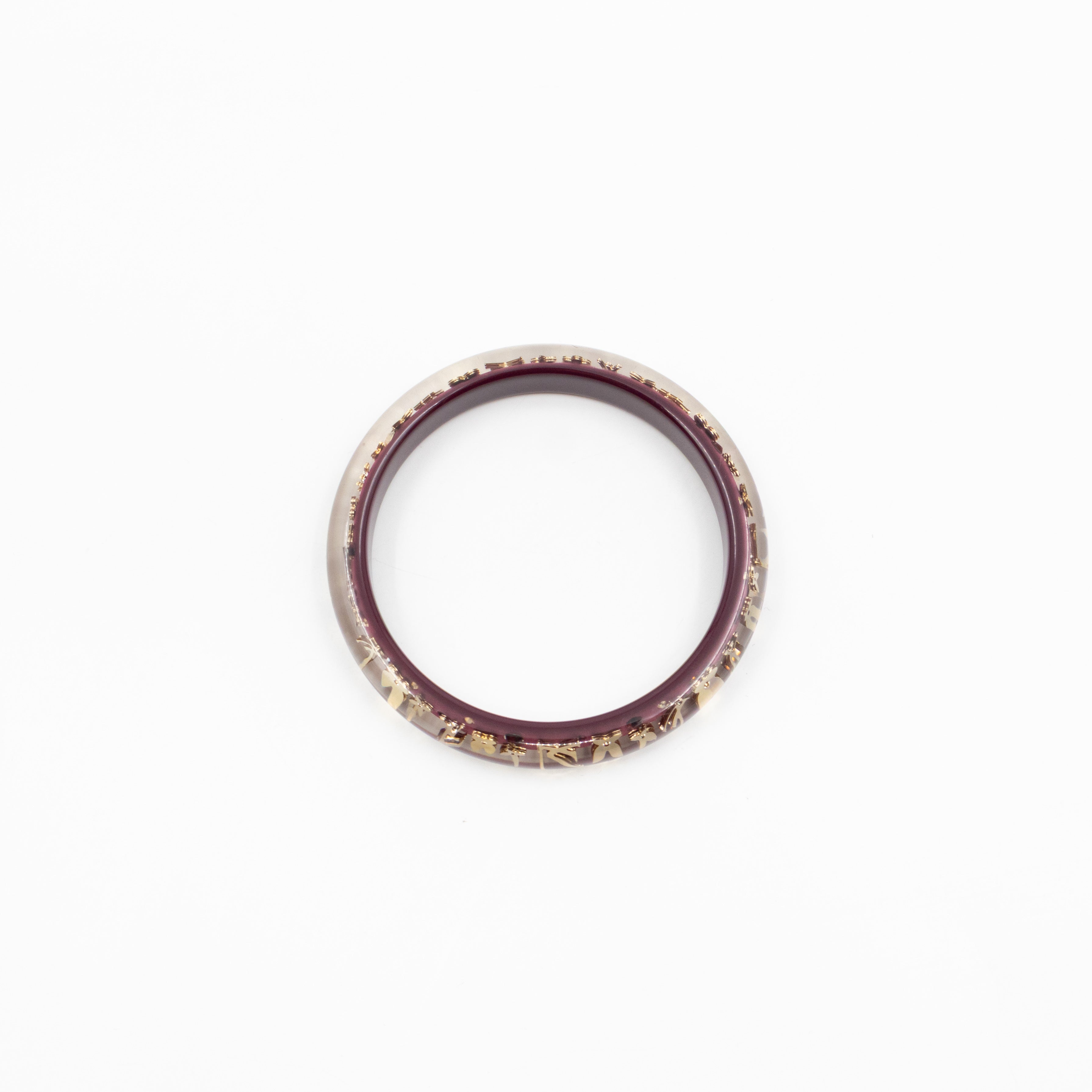 Inclusion Bracelet S+ Burgundy Gold