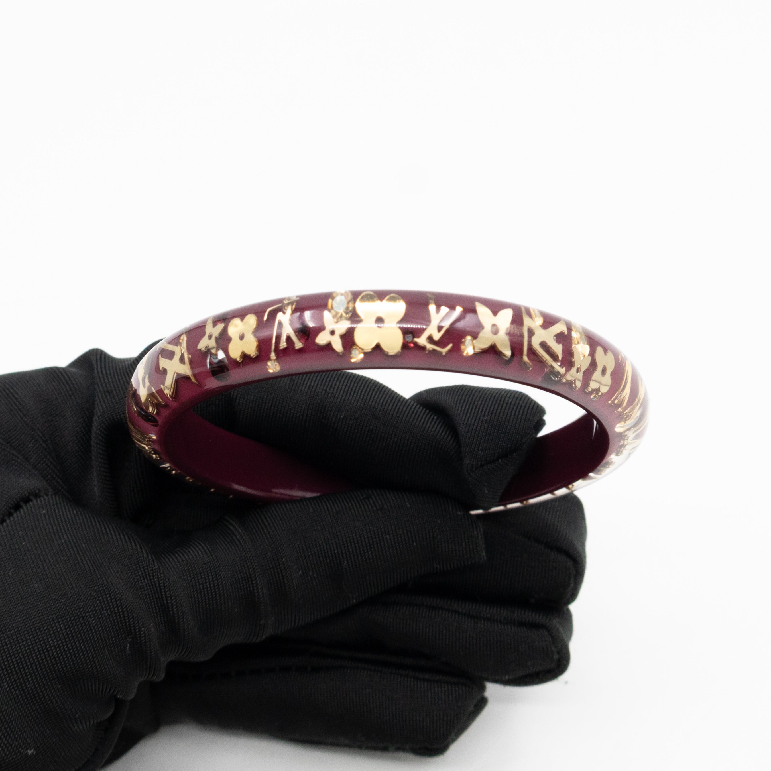 Inclusion Bracelet S+ Burgundy Gold