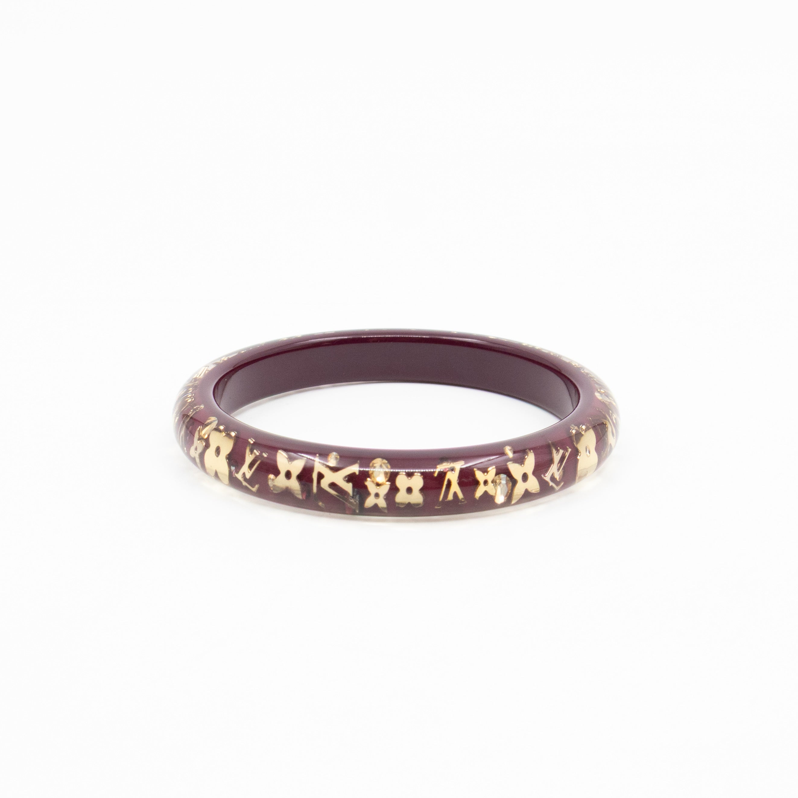 Inclusion Bracelet S+ Burgundy Gold