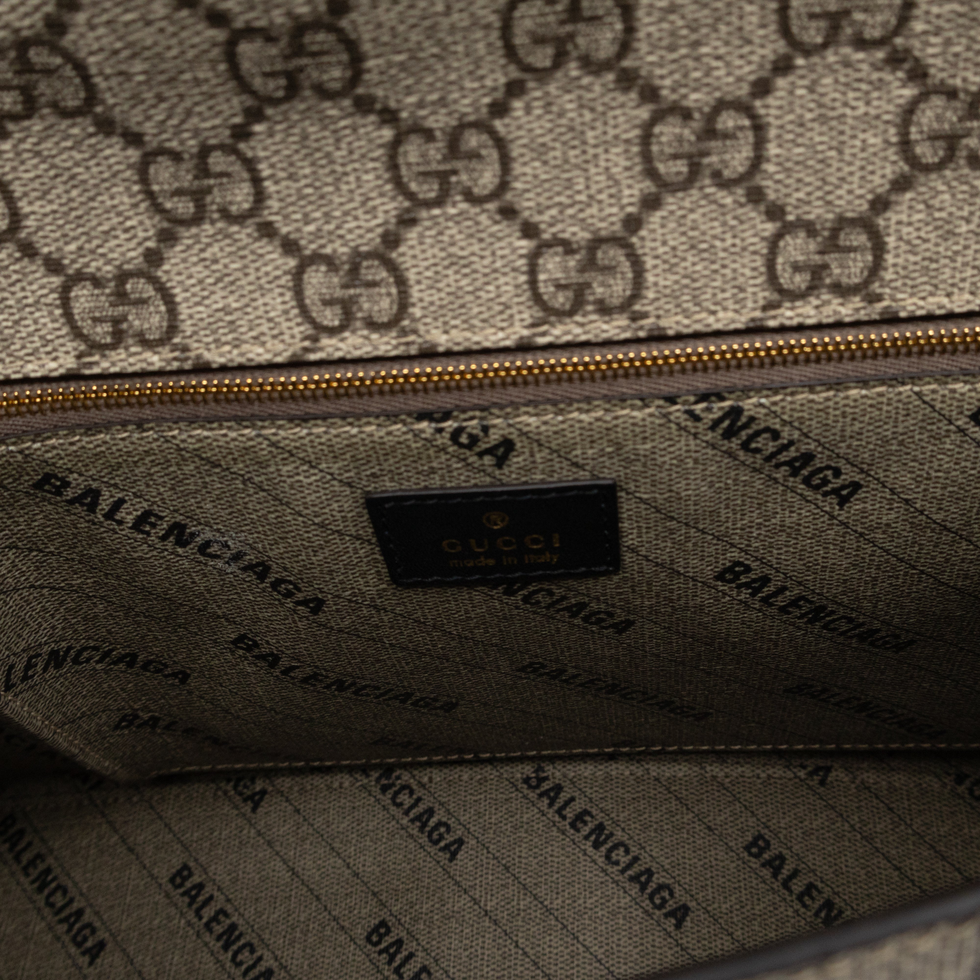 Gucci x Balenciaga The Hacker Project Hourglass Bag Medium GG Supreme