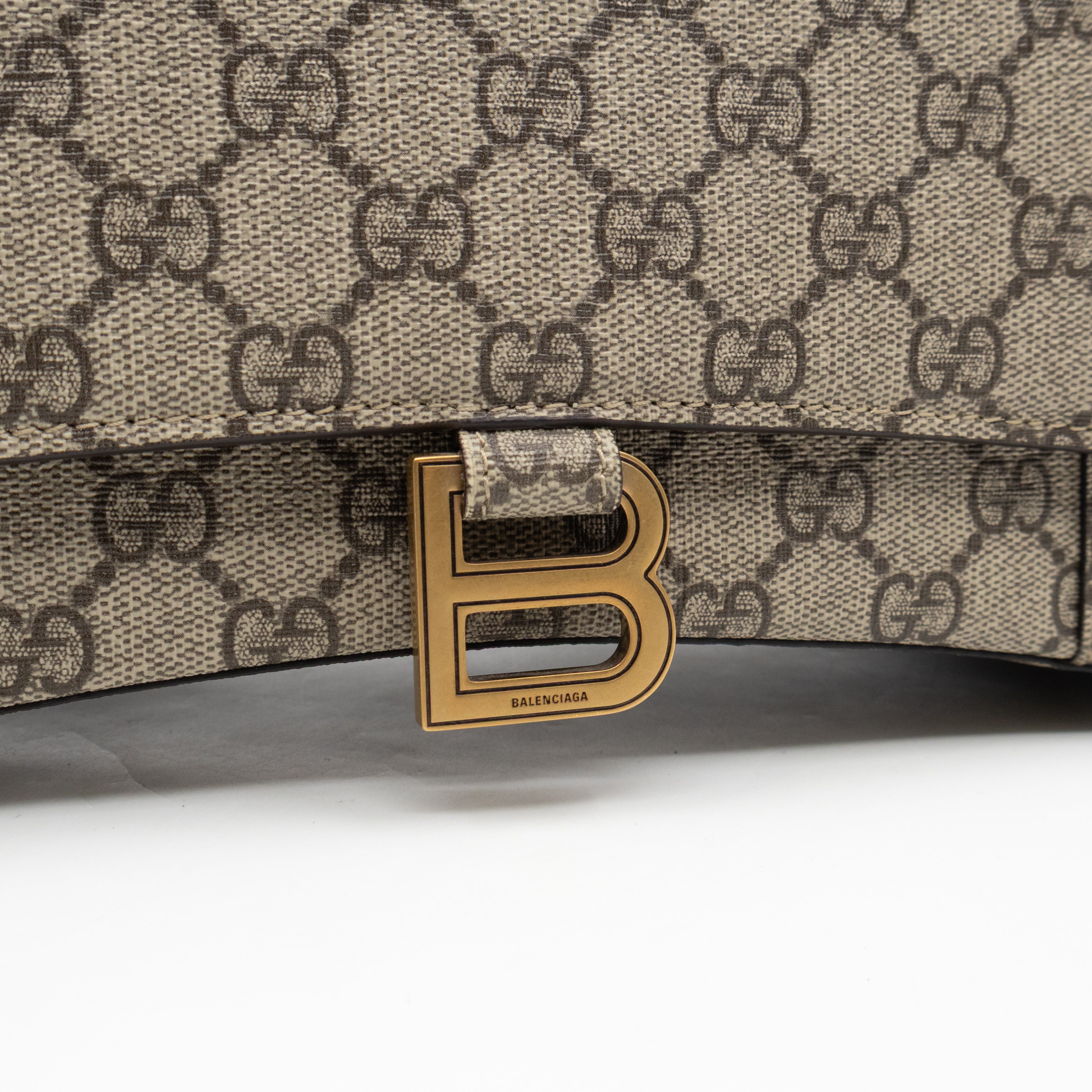 Gucci x Balenciaga The Hacker Project Hourglass Bag Medium GG Supreme