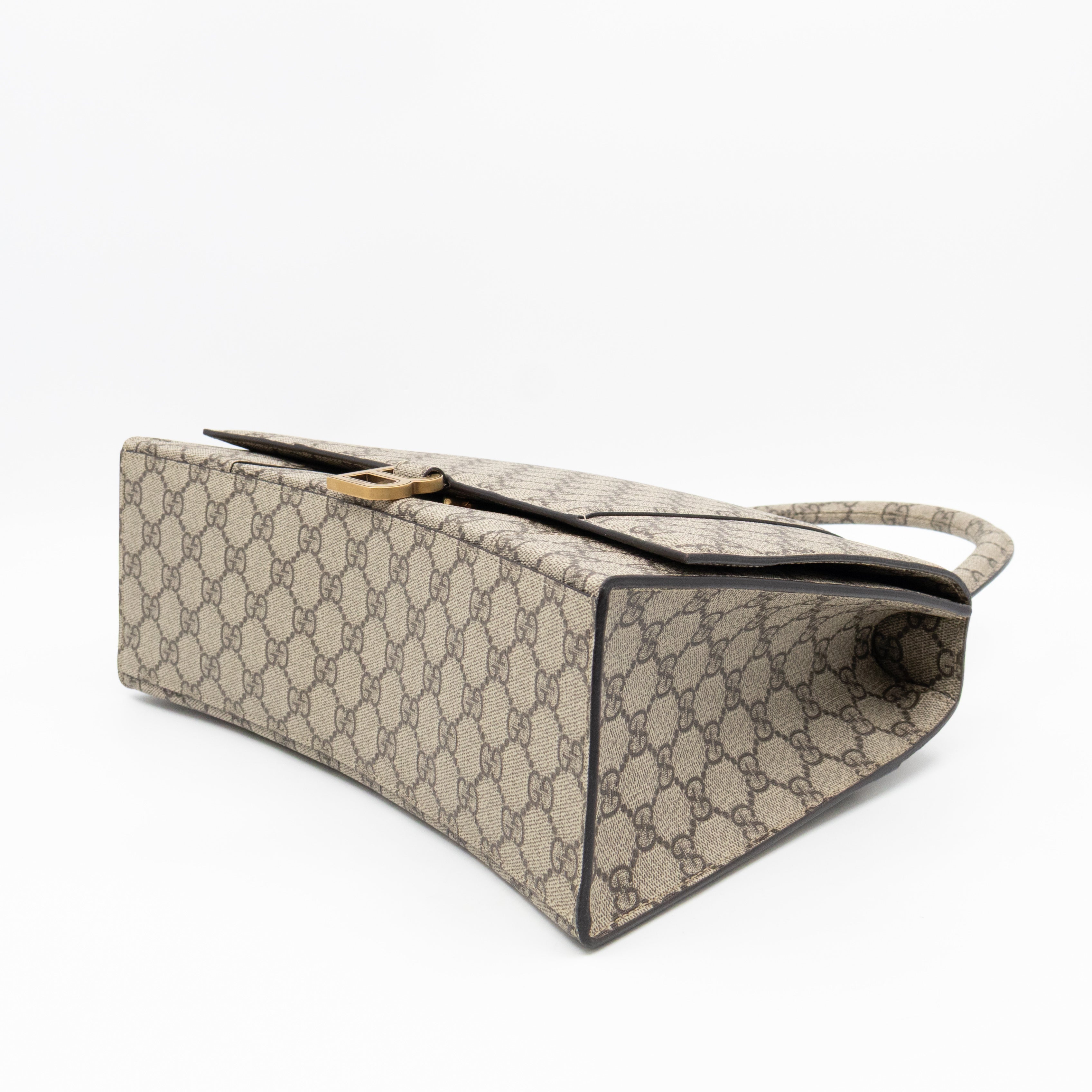 Gucci x Balenciaga The Hacker Project Hourglass Bag Medium GG Supreme