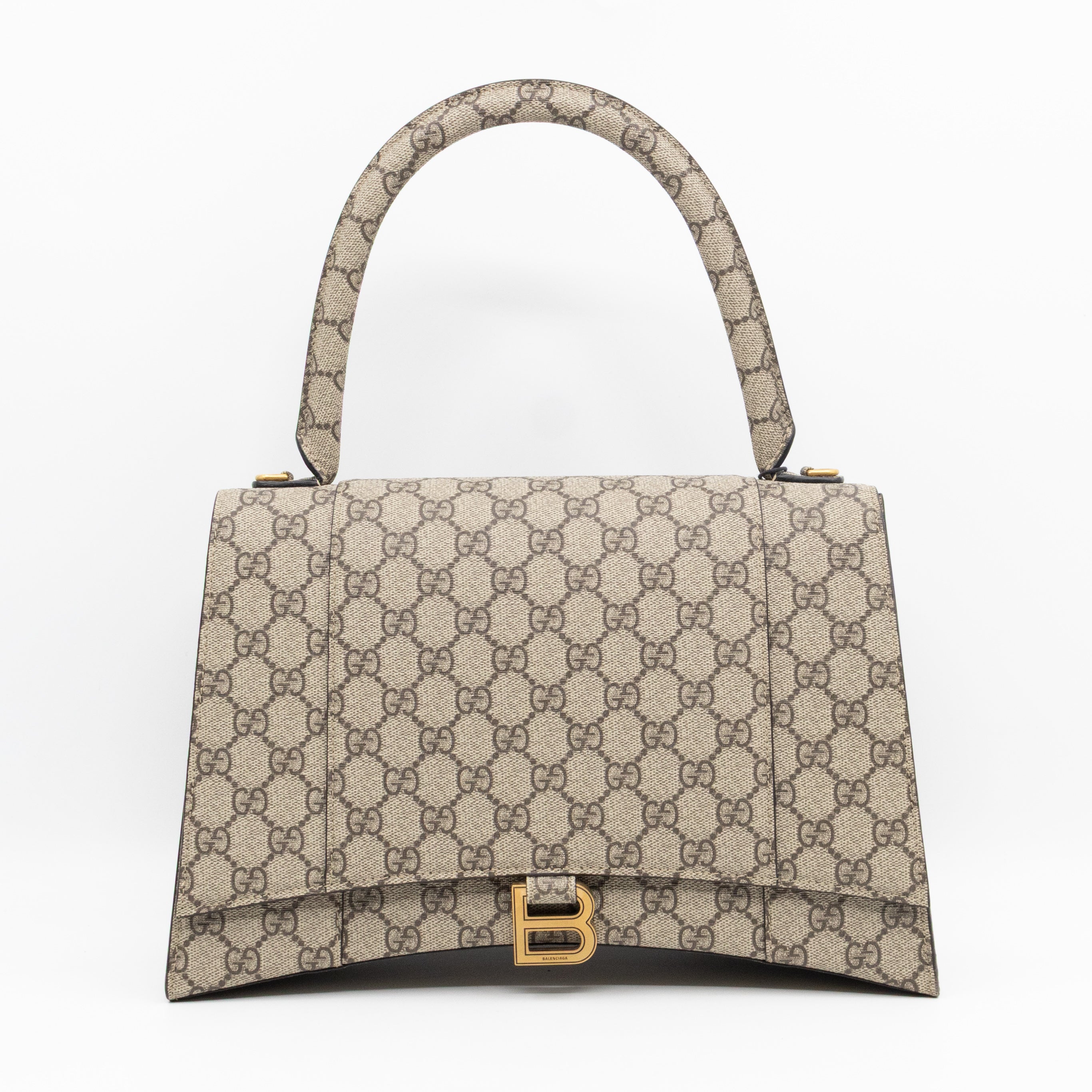 Gucci x Balenciaga The Hacker Project Hourglass Bag Medium GG Supreme