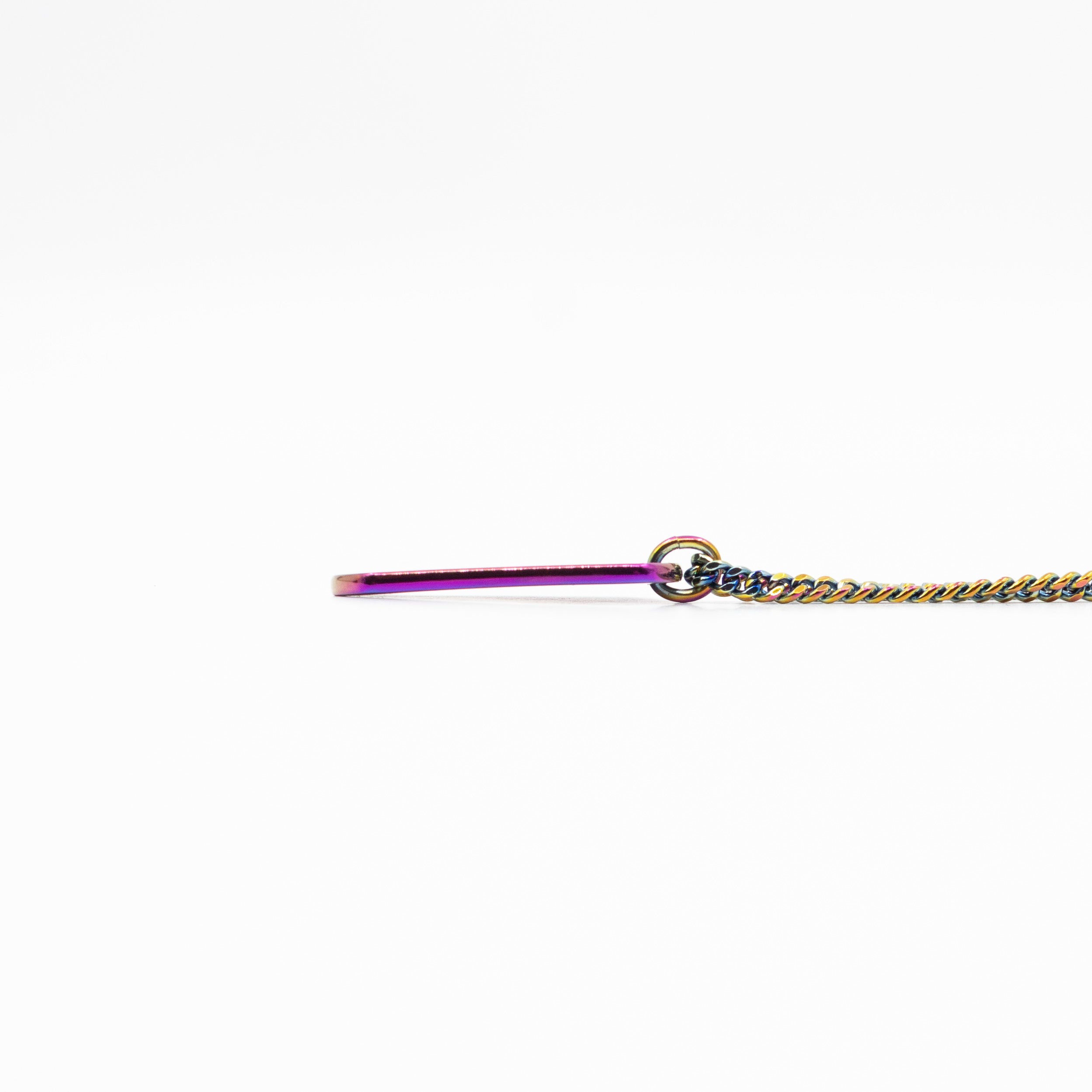 CD Couture Plate Pendant Necklace Multicolor