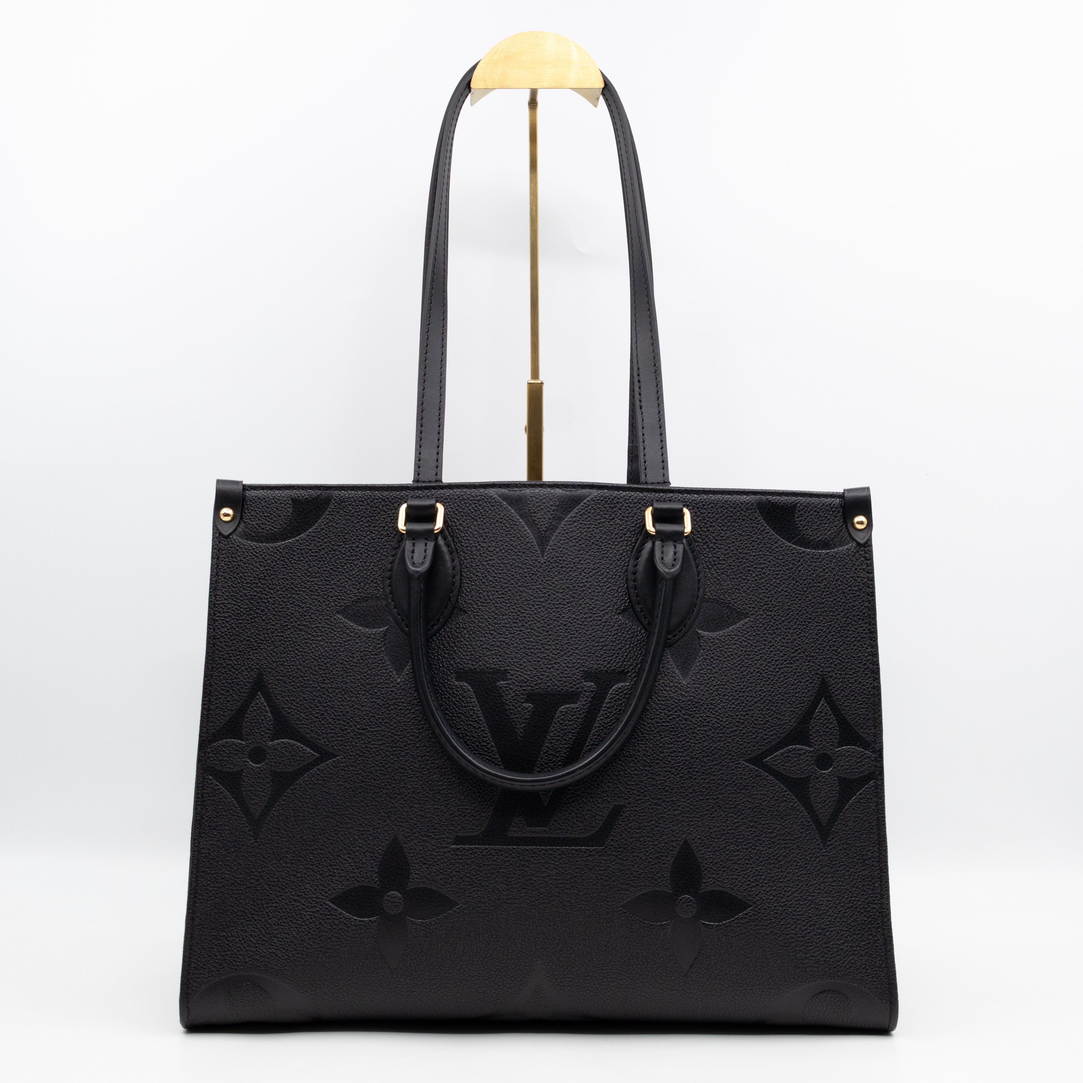 Onthego MM Black Monogram Empreinte