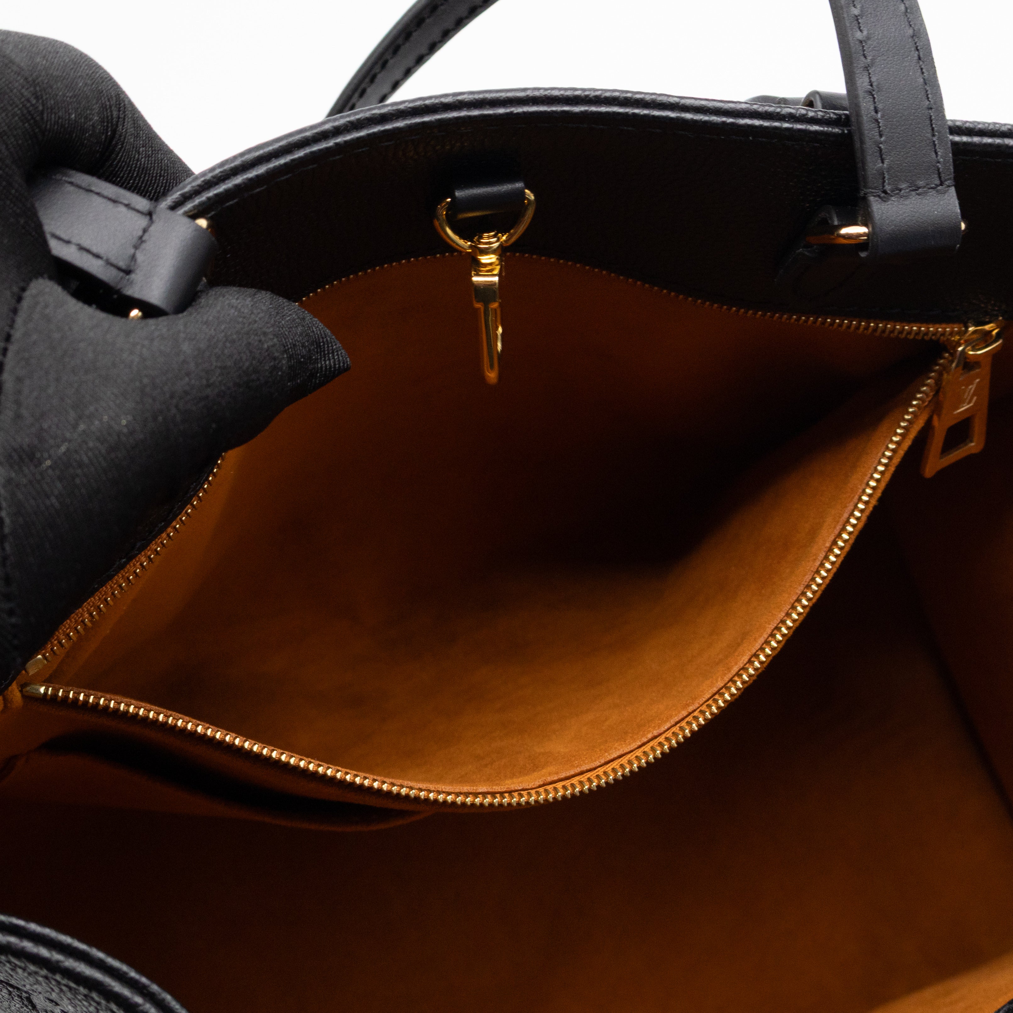 Onthego MM Black Monogram Empreinte