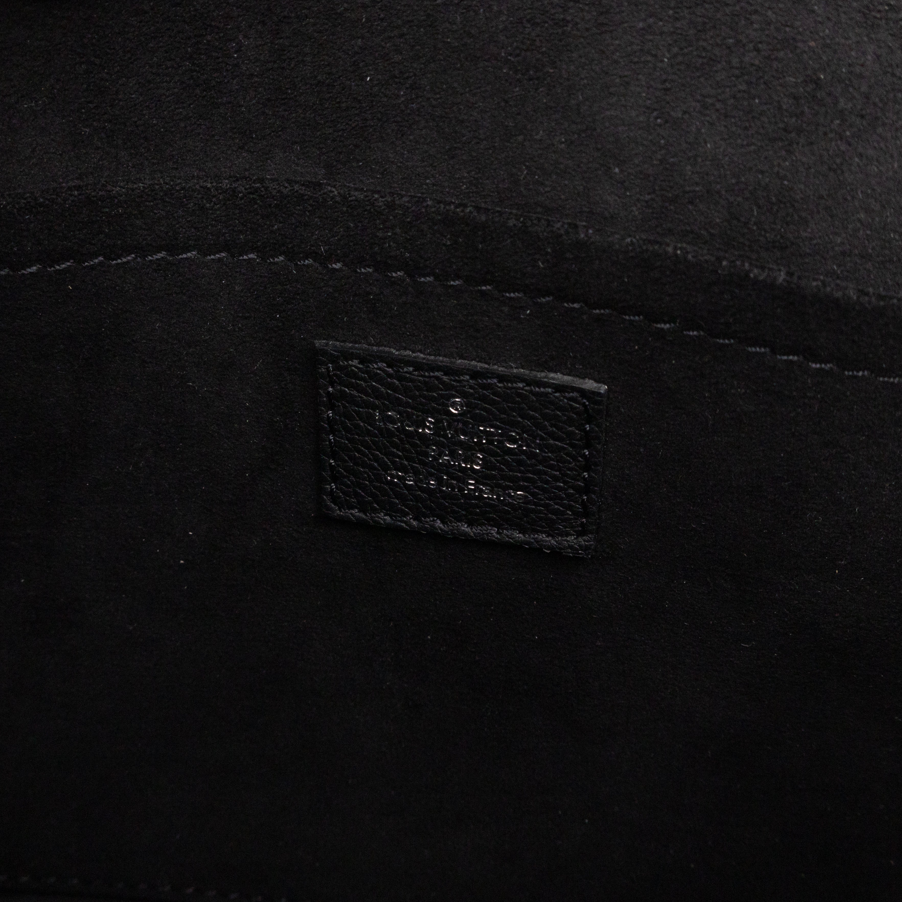 Mylockme Chain Bag Black Leather