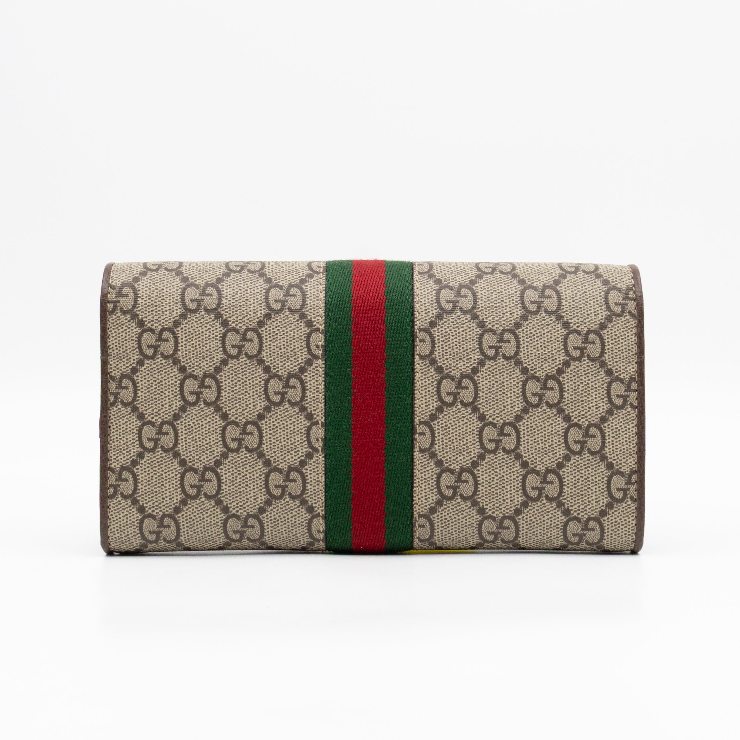 Ophidia Chain Wallet GG Supreme Brown
