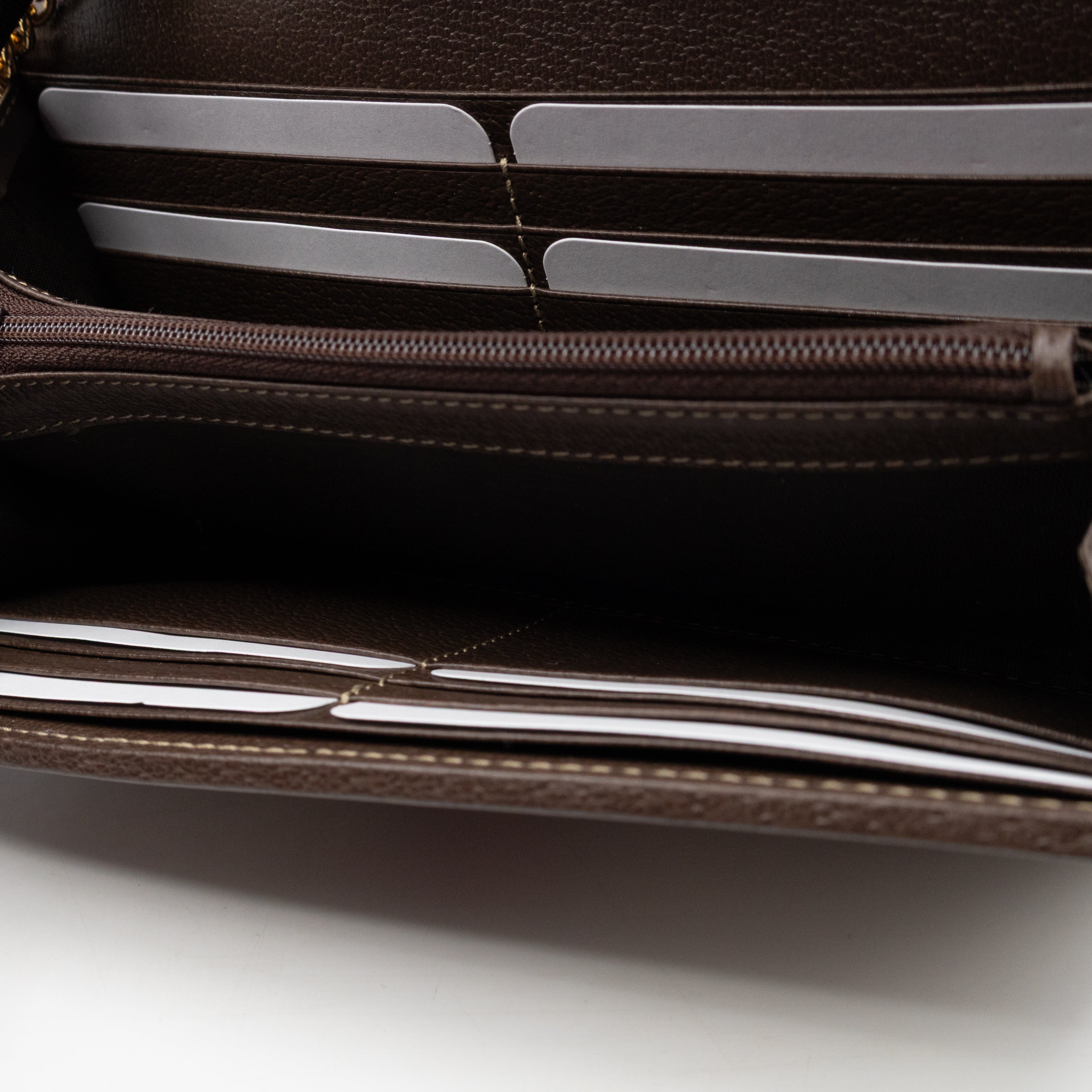 Ophidia Chain Wallet GG Supreme Brown