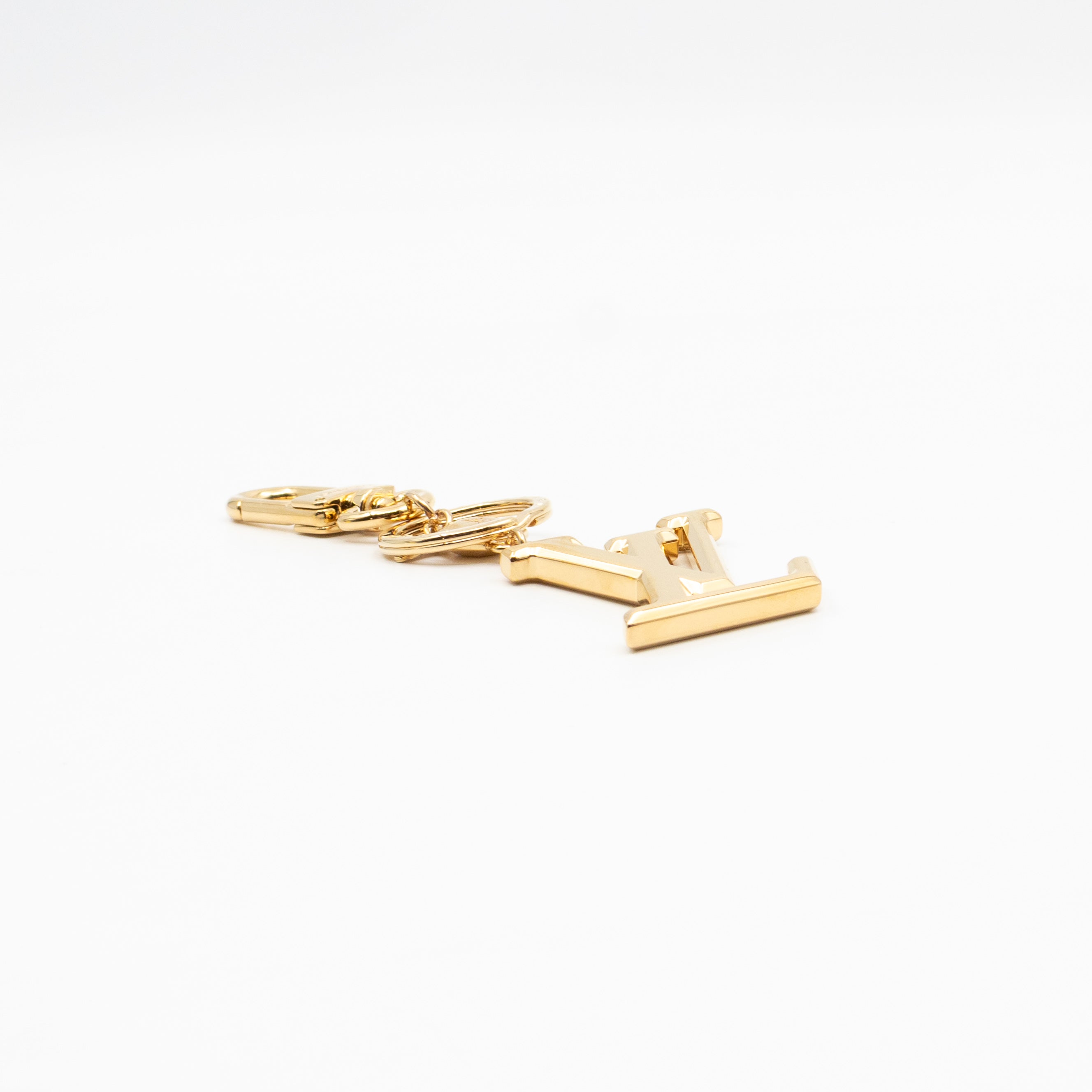 Facettes Bag Charm & Key Holder Gold
