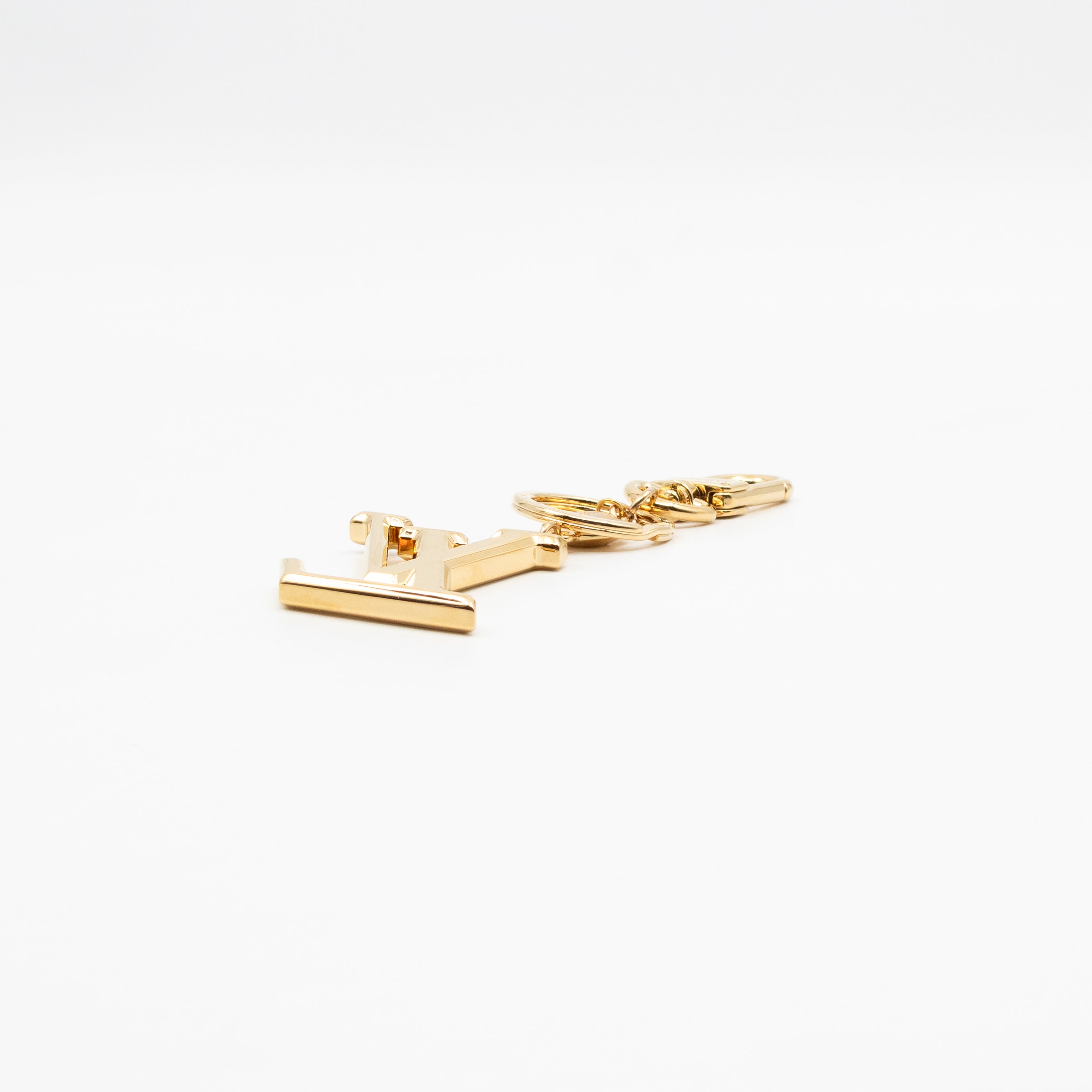 Facettes Bag Charm & Key Holder Gold