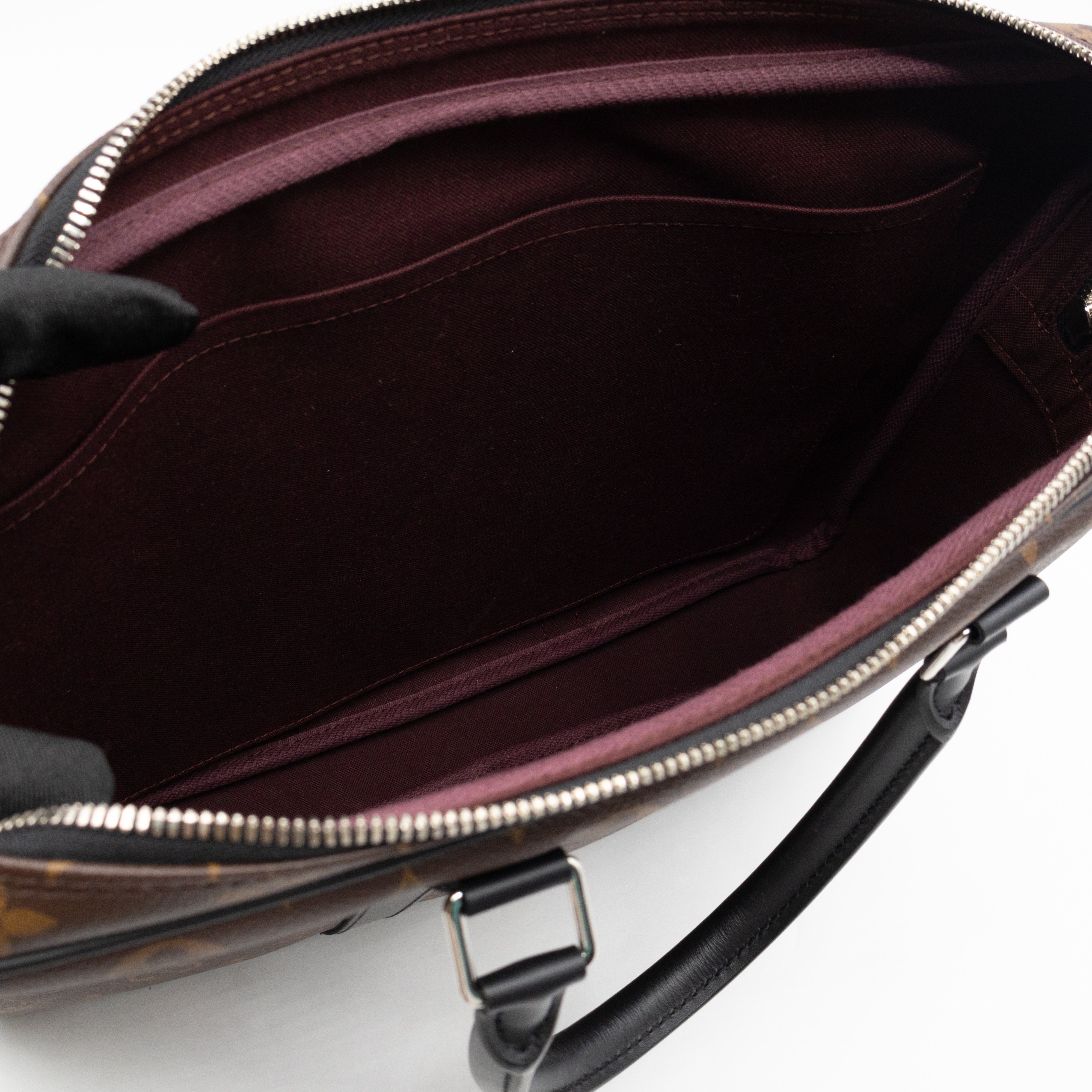 Porte-Documents Voyage PM Monogram Macassar